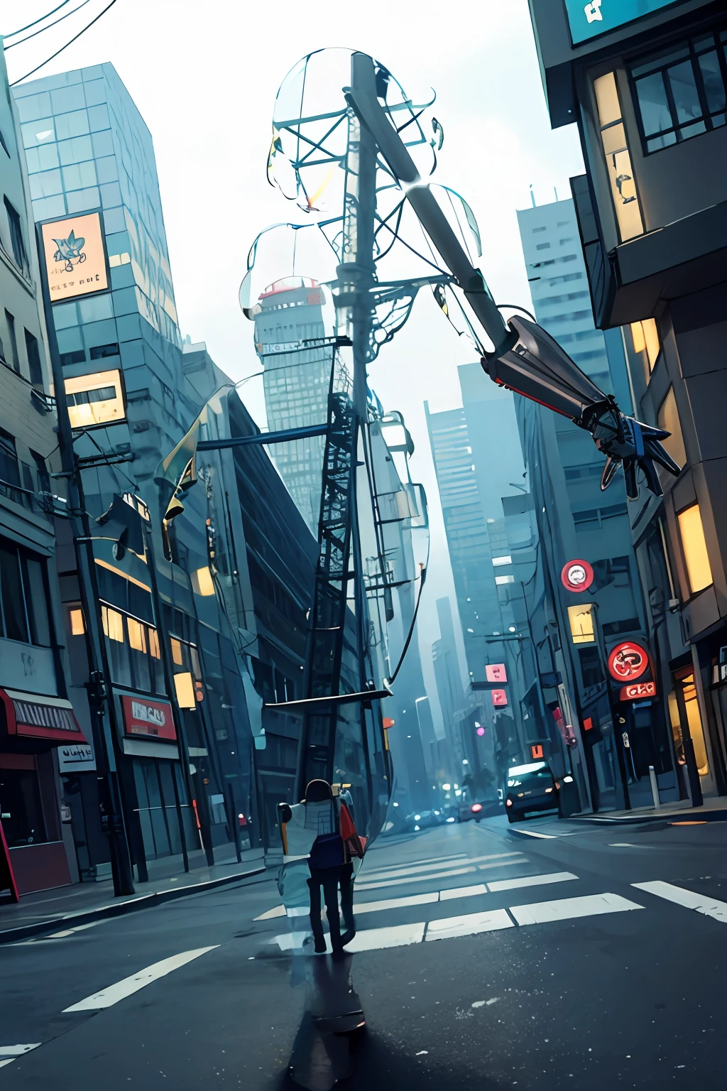 Replace with a steel tower