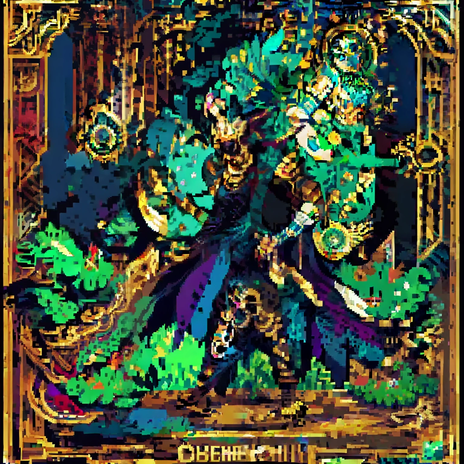 (masterpiece, highest quality), woman, full body, pixel art