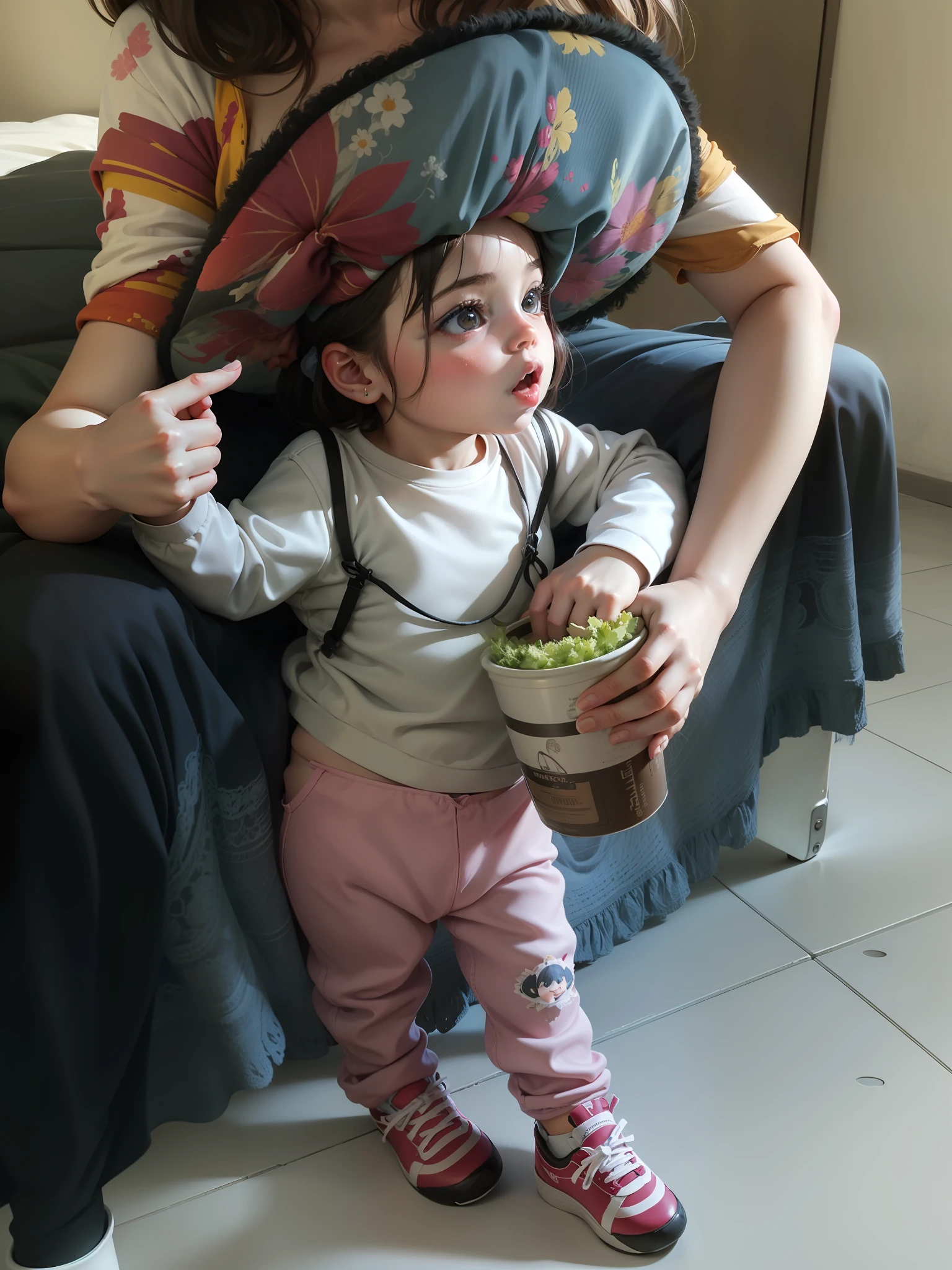 Baby yodah , (hyper realism:1.1), (detailed:1.2) Beautiful girl