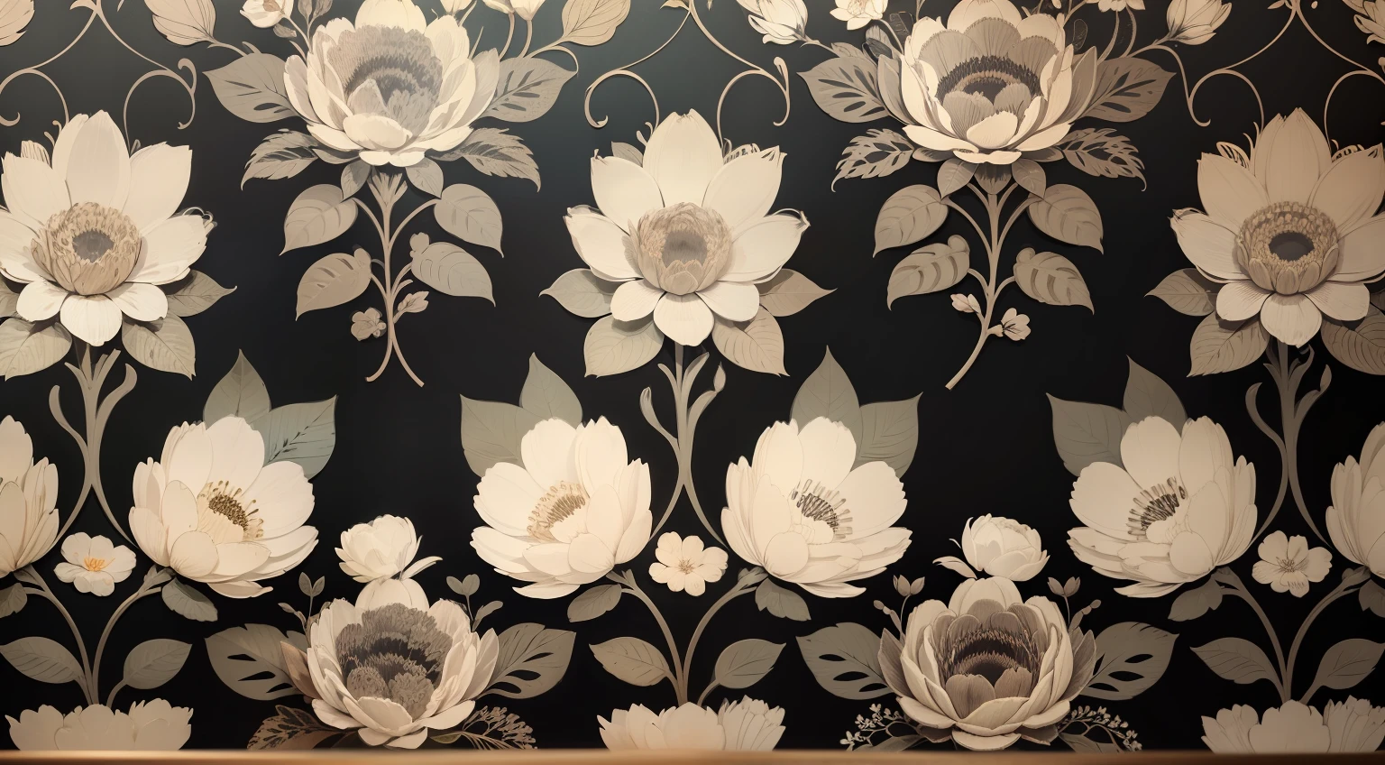 (pt) "Vintage bouquet of beautiful flowers on black. Floral background. Baroque old fashiones style. Natural pattern wallpaper or greeting card."