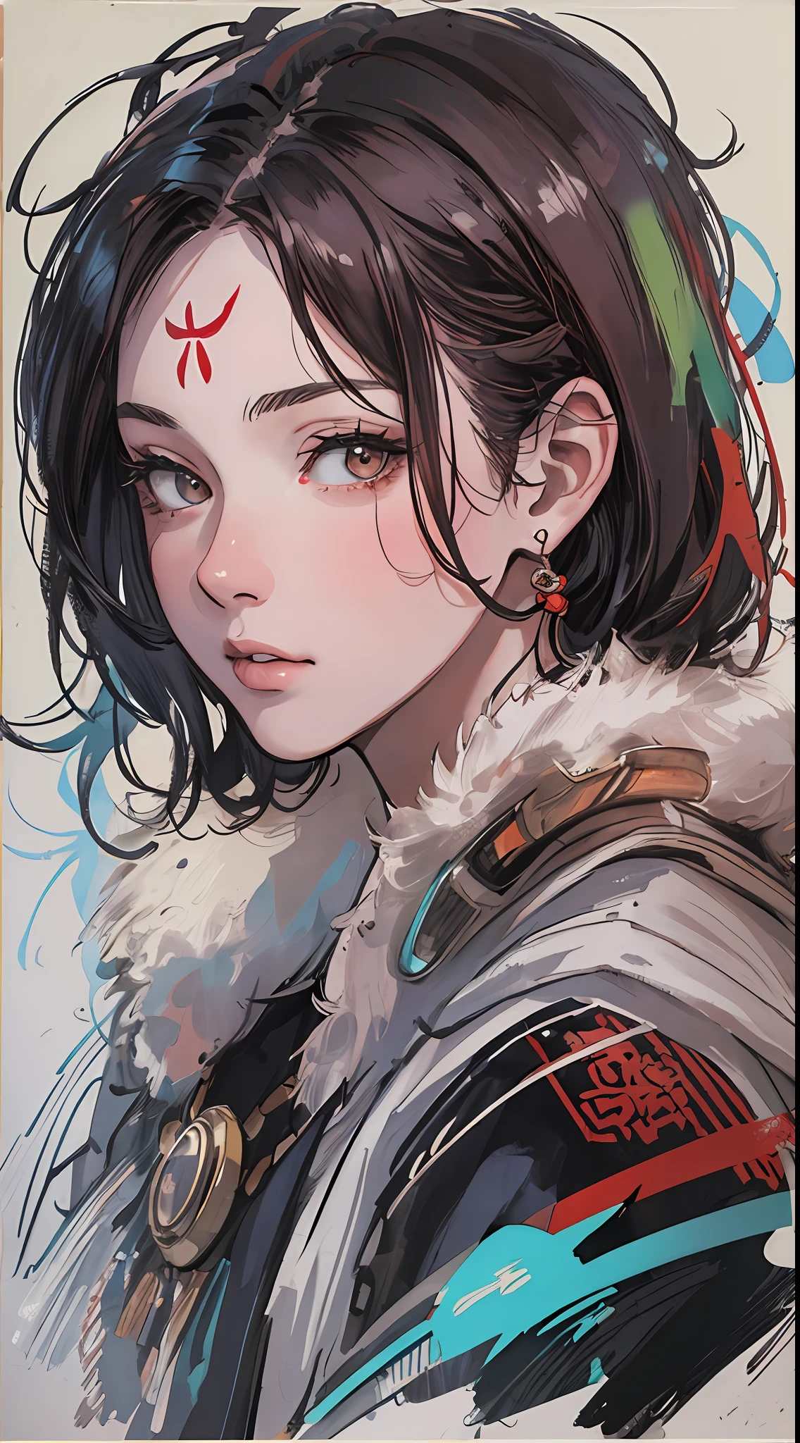 (masterpiece, highest quality, high resolution: 1.4), detail, UHD, rain, cyberpunk, artgerm, ink splash, super color, ukiyo-e, color wash, highlight, excellent lighting, most amazing effect,
