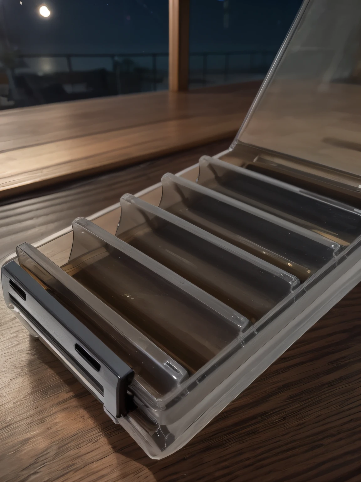 there is a transparent box, bottom corner, bottom view, medium close-up, medium close-up, medium full plan, medium close-up, medium close-up, bottom view, medium close-up, medium close-up, front side full, high angle close-up, close-up, Jason Felix