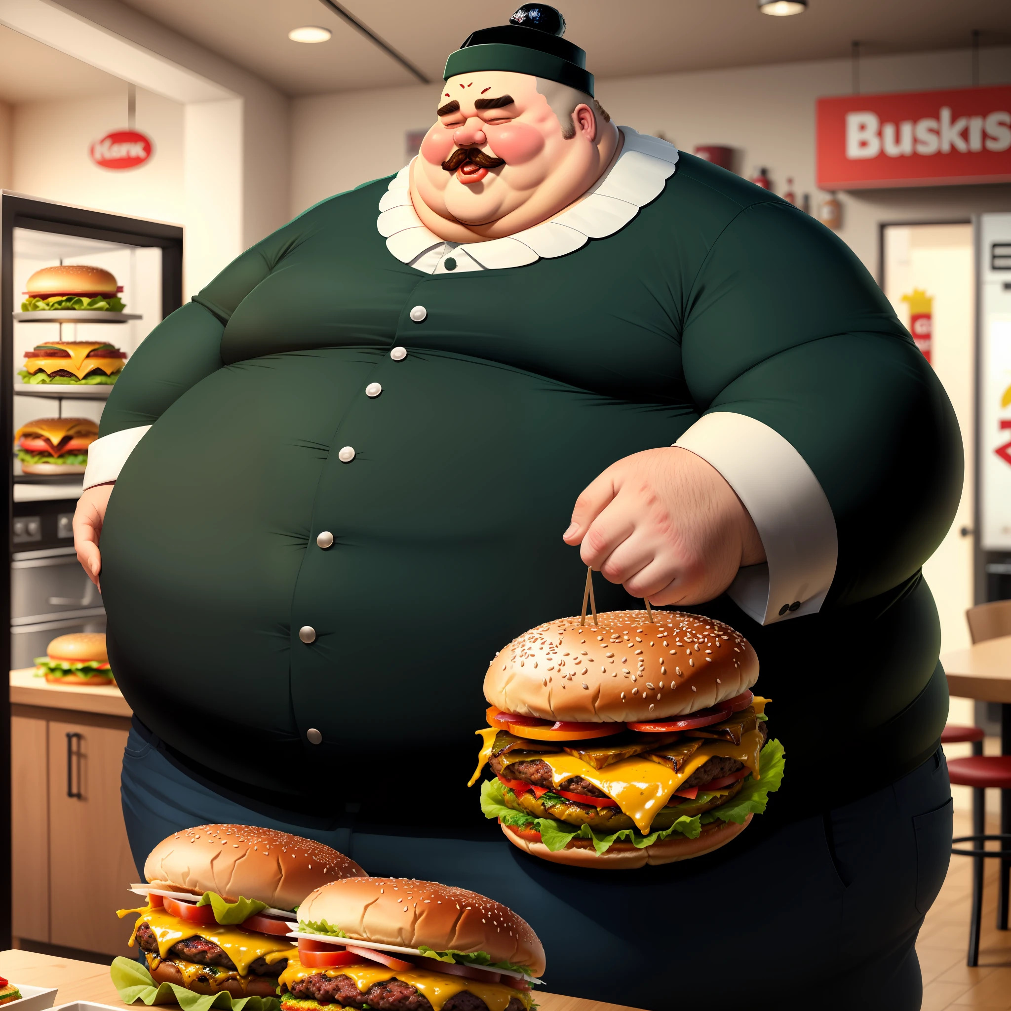 The Fat Man and the Burger