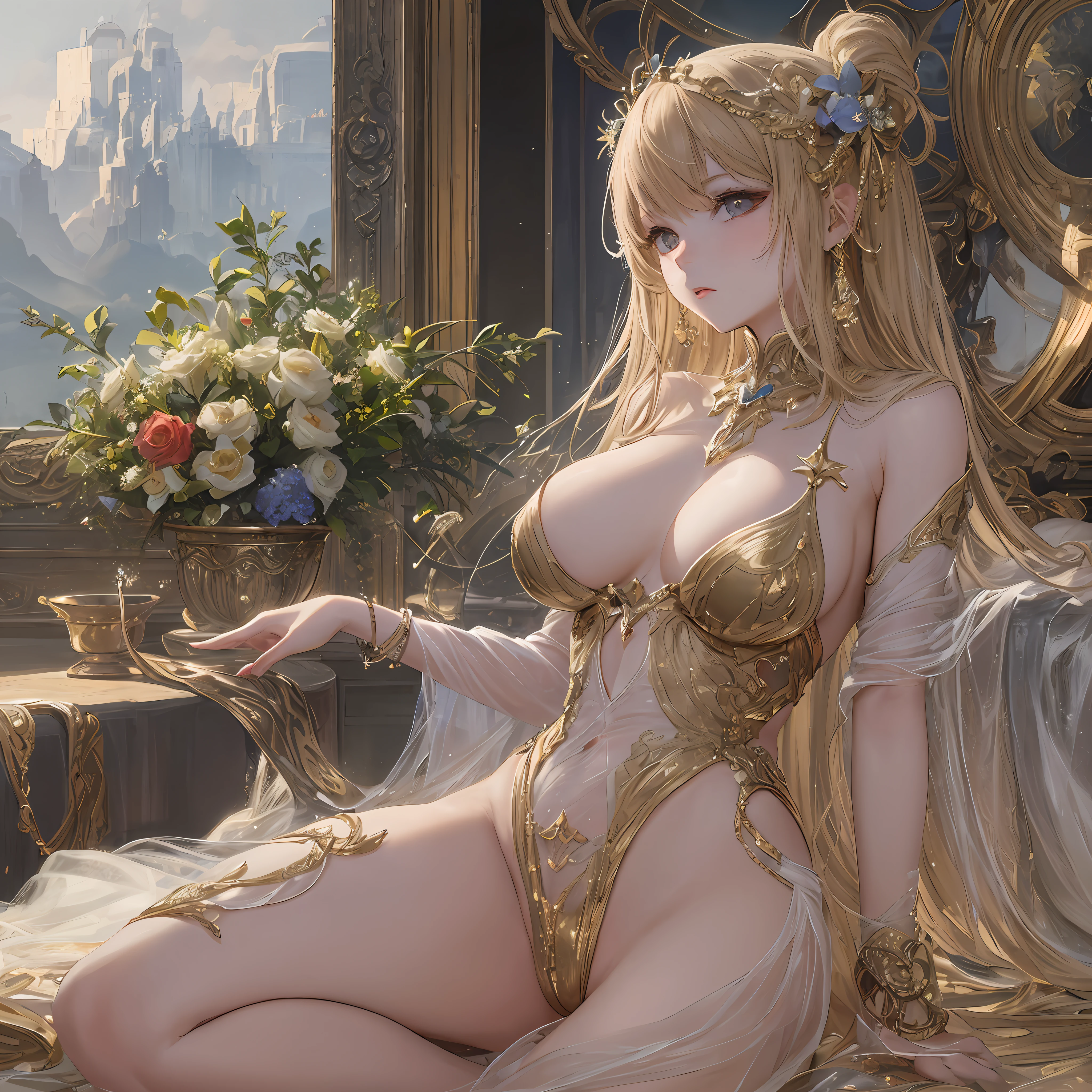 Ultimate Masterpiece, (Fidelity: 1.2), (), (Asian)), Infinite Scenery, (White: 1.2+ Fair: 1.1), , Two Points of Dew, (Translucent: 1.1), Looming, (: 1.0), Pubic Hair, Open , , (Smooth: 1.1), (Clear Curve Details: 1.1), (Cute: 0.9), (Shiny: 1.1), (Goddess: 1.2), Domestic style, warmest yellow, ambiguous and elegant, The model is beautiful and ,