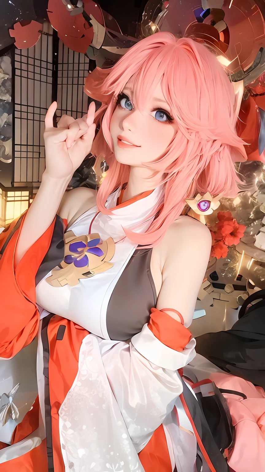 anime cosplay with pink hair and a white top, ayaka cosplay, anime cosplay, anime girl cosplay, cosplay, haruno sakura, sakura kinomoto, sakimichan, ayaka game genshin impact, sakura haruno, belle delphine, ayaka genshin impact, anime inspired, rin, cosplay photo, 8k)), loli, waifu