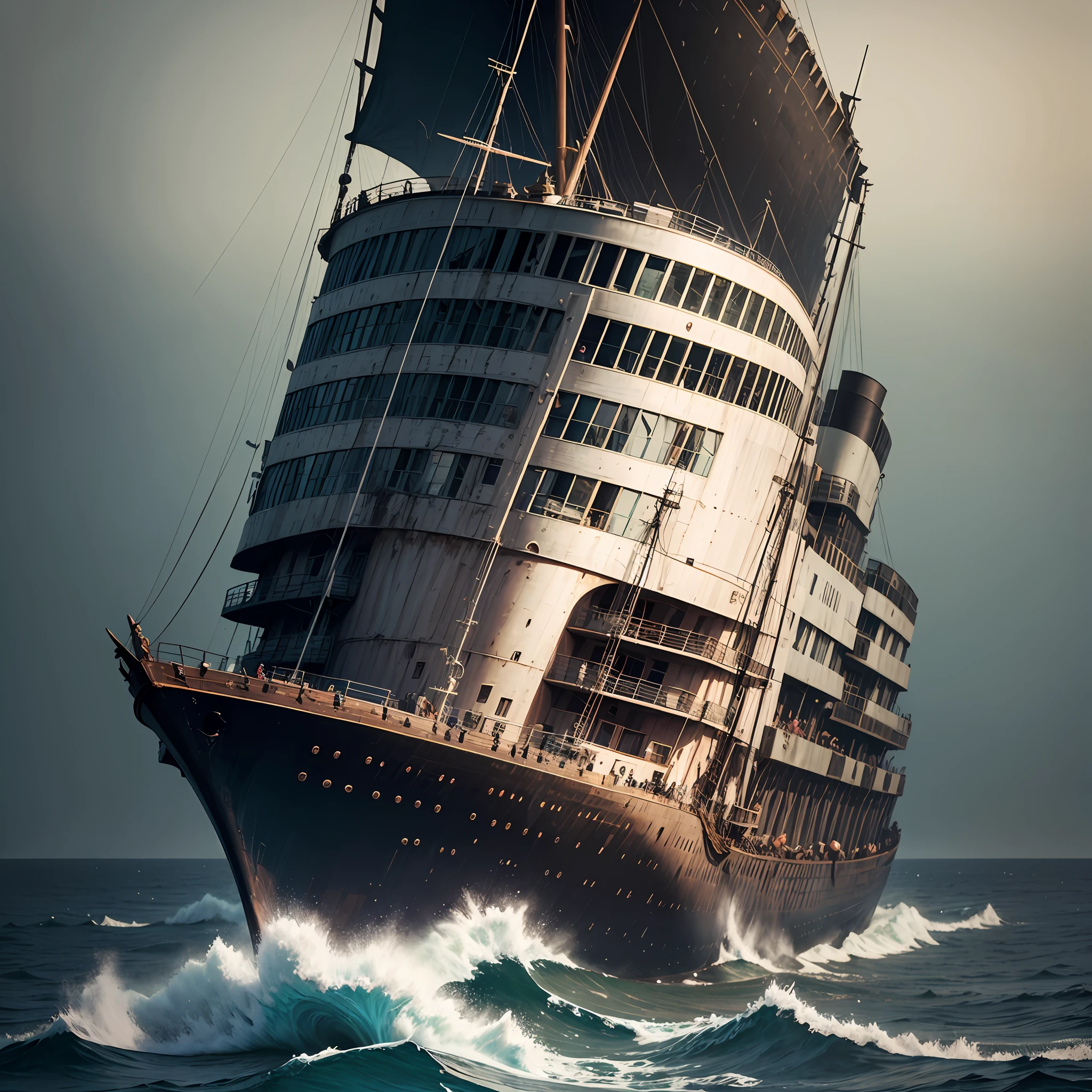 Best category: "Entertainment - History"

Image Description: This image shows the iconic wreck of the Titanic. The magnitude and tragic story of this event have captured the attention of people around the world. The sinking of the Titanic is one of the most well-known events in maritime history and has been explored and portrayed in numerous films, books and documentaries. The image evokes a sense of tragedy and historical curiosity." --auto