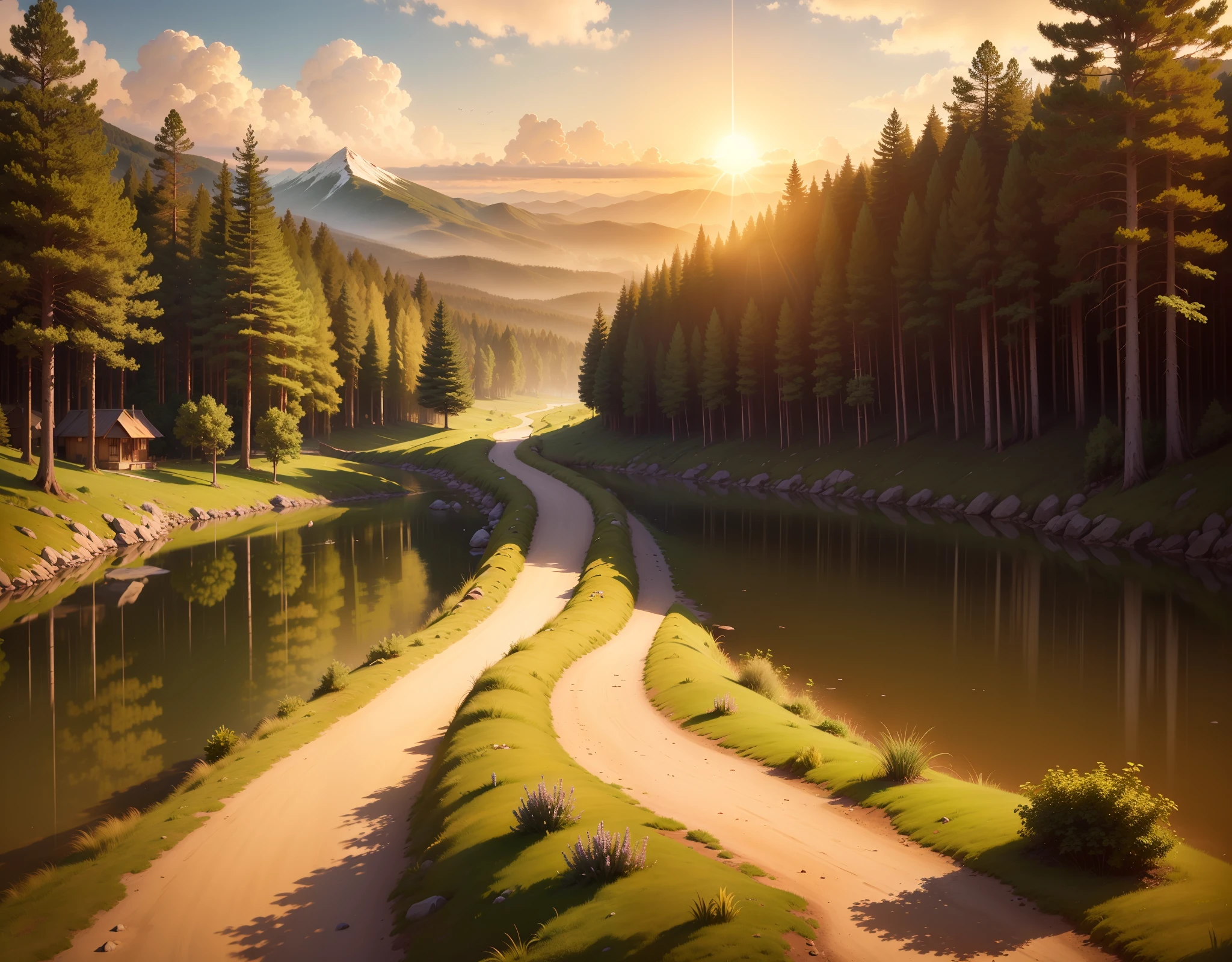 man, landscape, nature, mountains, paths, path, path to heavens, palm trees, alone, alone, straight path, natural view, divine, clouds, cloud, heavens, sky, sun, detailed sky, path to, back, manly, manly, manly, vigorous, strong, well dressed, tunic, decent, walk, run, path, beauty path, life path, nature, beautiful place, paradise, back, walking, sky, God, Heavens, nature, nature, forest, forests, straight path, towards the heavens, heavenly, looking straight path, towards photorealism, photorealistic, ultra hd, 4k, detailed textures, futuristic colors, detailed colors, sun rising, sunset, pornt, wonderful sun, beauty sun rise, nature, mountains, paths, path, waters, perfect forest, great forest, rocks, hills, peaks, hills, hill, height, right path,
