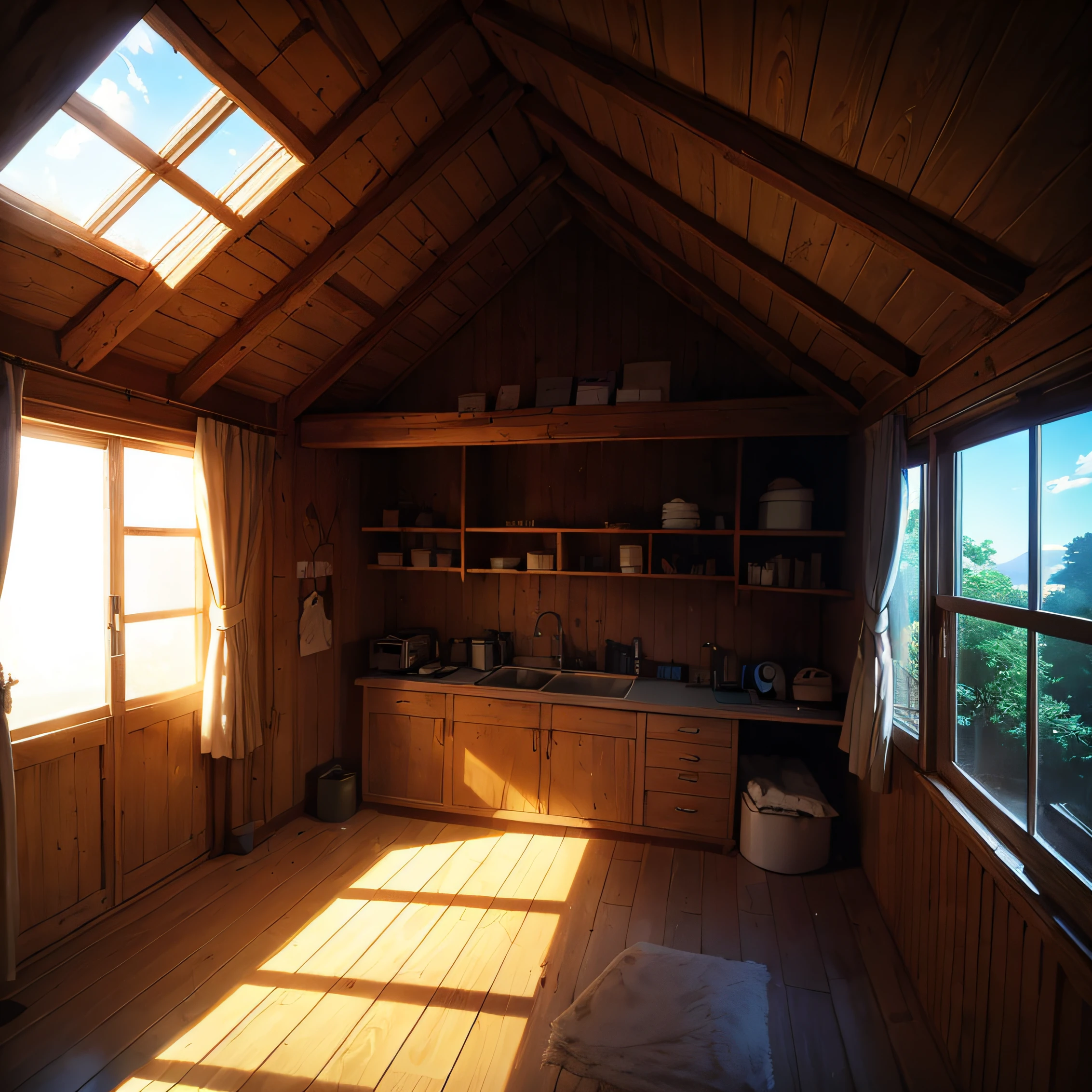 def criar_cenario(Makoto Shinkai style):
name = input("attic: ")
Description = input(" empty some boxes,sunlight through the window:")
location = input("inside a hut: ") --auto