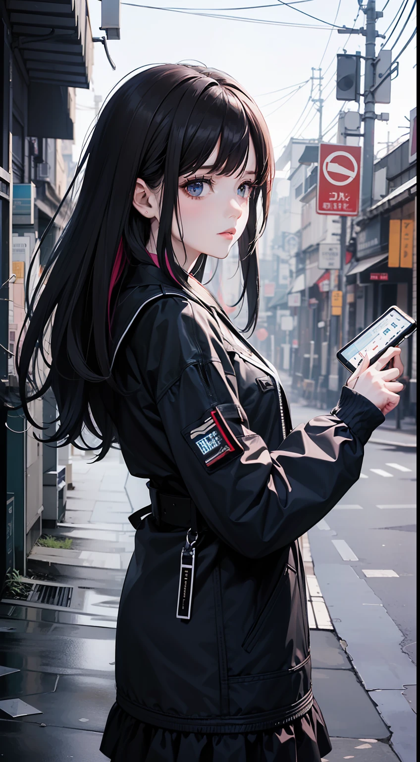 (masterpiece, top quality, best quality, official art, beautiful and aesthetic:1.2), (1girl:1.3), extreme detailed,colorful,highest detailed, glitch art, (digital distortion), pixelated fragments, data corruption,colorful noise, visual chaos,contemporary aesthetics,