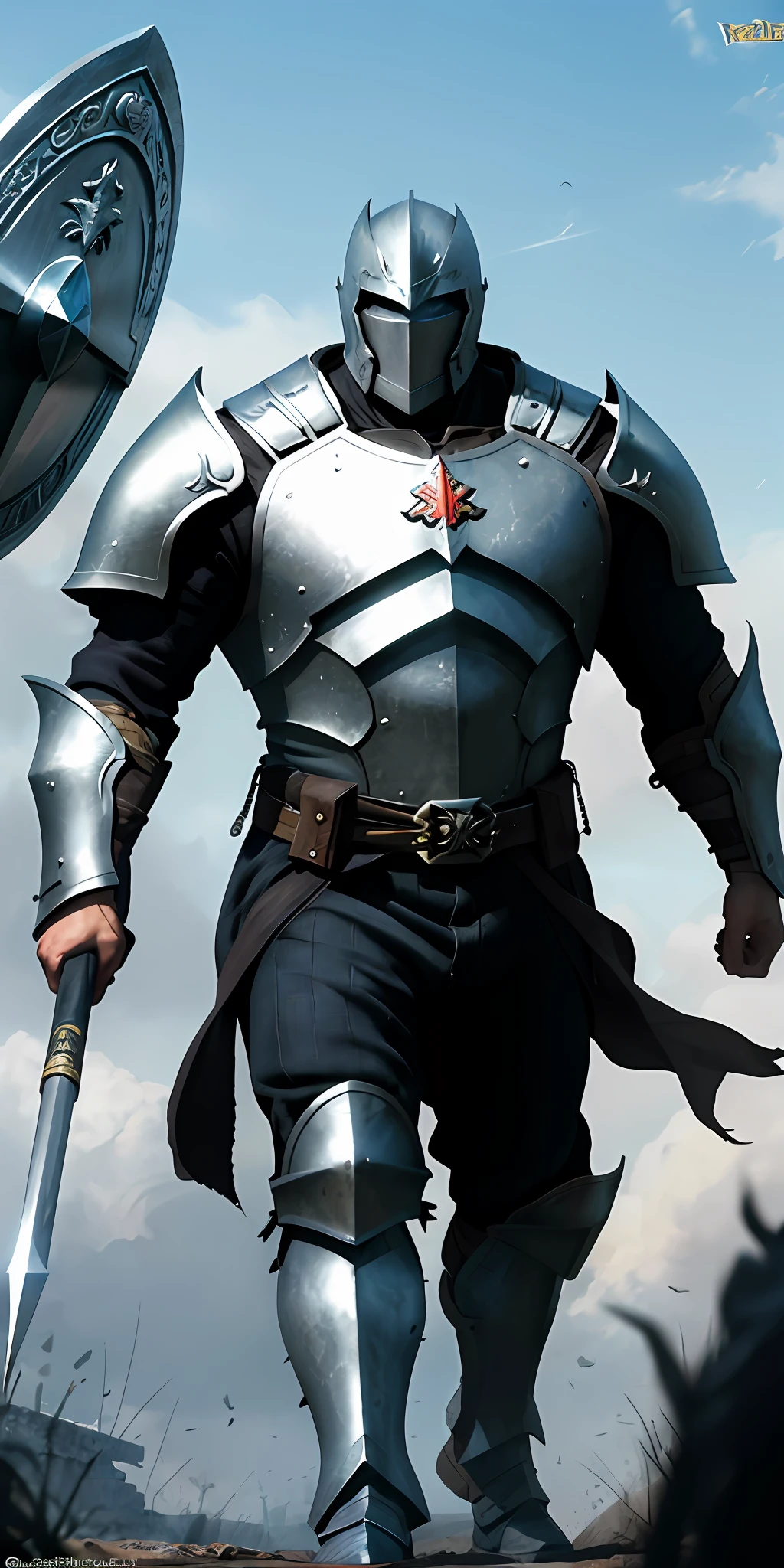 Steel Giant is an imposing and robust being. He has a huge and muscular physical structure, with an impressive height that makes him truly gigantic. Its body is made of gleaming silver metal, with armor plates that protect it from any damage. His eyes glow in an intense shade of red, emanating an aura of power and determination.
Despite his intimidating appearance, the Steel Giant is known for his gentle and protective personality. He is a born defender, always ready to use his superhuman strength to protect Veridora and its inhabitants. His voice is grave and resonant, conveying a sense of authority and security.
The Steel Giant's costume is imposing and practical. It uses a sturdy armor, composed of hinged metal plates that allow its mobility. His armor is adorned with technological details, indicating his advanced origin. He also has special accessories such as an imposing shield and a powerful war hammer, which he deftly uses during battles.
In addition to his extraordinary physical strength, the Steel Giant is known for his wisdom and calmness. He is the pillar of stability within the Defenders of Truth team, always offering wise advice and a balanced perspective during times of crisis. His imposing presence and devotion to Veridora's well-being inspire confidence in all around him.
Steel Giant possesses an unwavering ethic and fervently believes in justice and honor. He always strives to make the right decisions, even when they are difficult. His loyalty to the Defenders of Truth and the Verifier is unwavering, and he will do whatever it takes to protect those he loves.