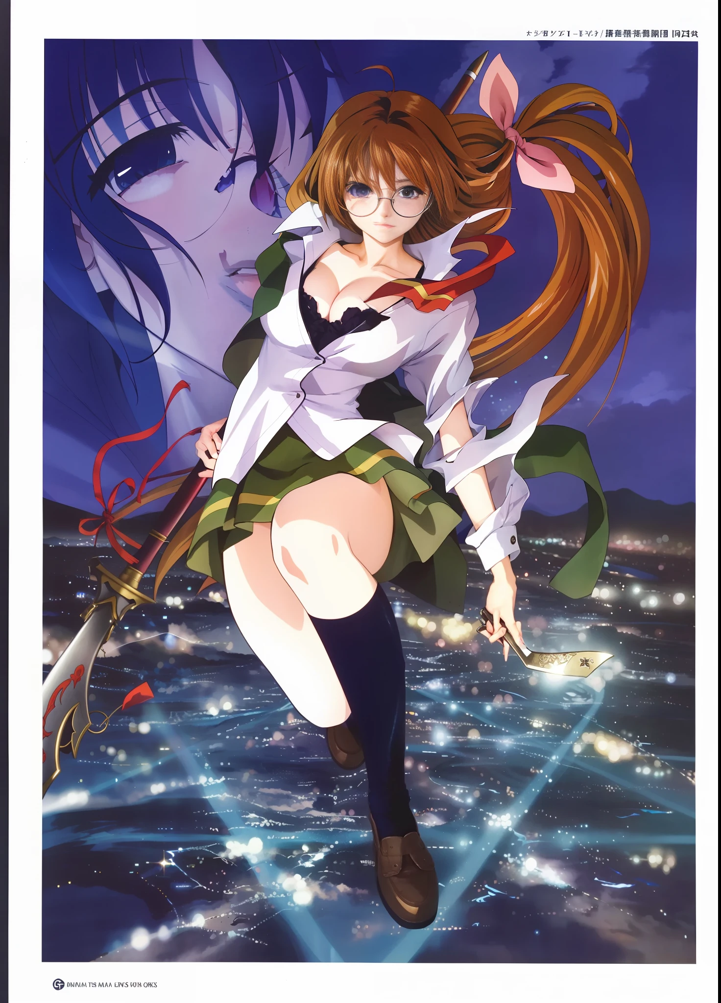 anime character with long hair and a sword in a field, anime poster film still portrait, movie poster 1993 anime, studio gainax illustration, studio gainax art, higurashi, anime poster, anime still film anime shikishi, high quality anime movie still, anime movie poster, taiga, gainax, rin, gainax anime style