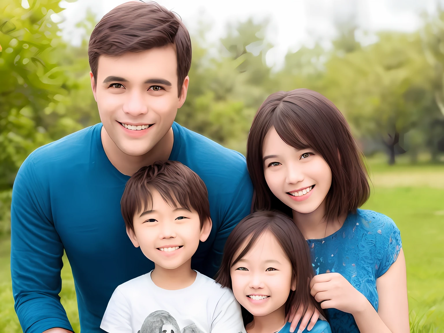 A happy family