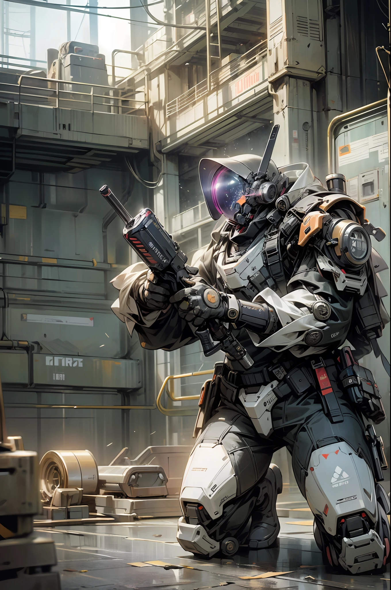 Sci-fi gun,Circular hand grenade, solo ,(masterpiece, top quality, best quality, official art, beautiful and aesthetic:1.2),(8k, best quality, masterpiece:1.2) --auto --s2