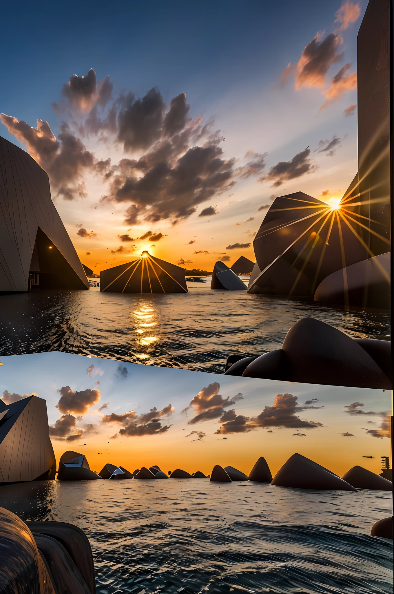 dvArchModern, 85mm, f1.8, portrait, photo realistic, hyperrealistic, orante, super detailed, intricate, dramatic, sunset lighting, shadows, high dynamic range ,