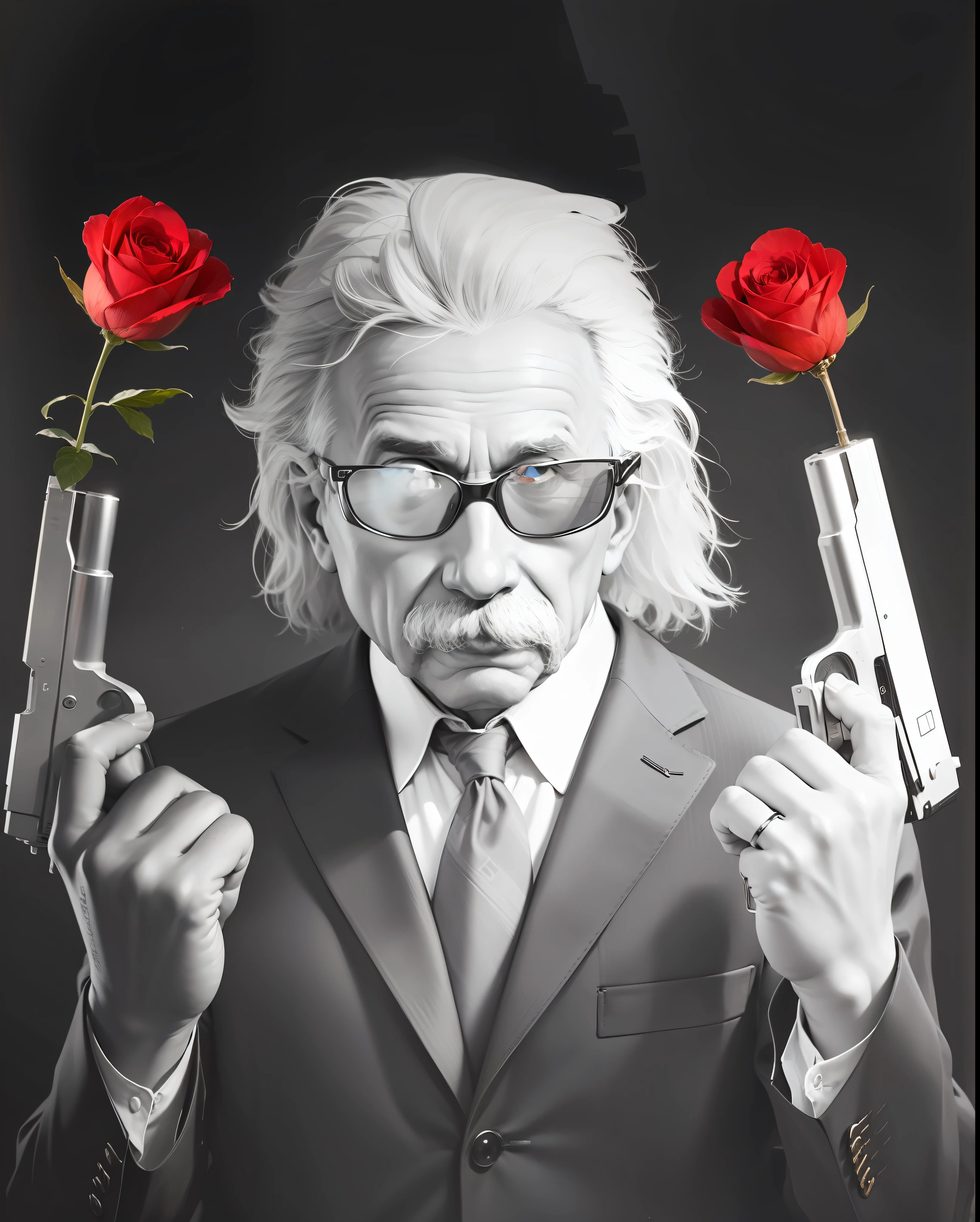Einstein in sunglasses --auto