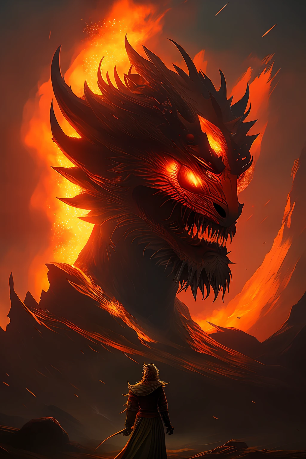 Detailed image of a dragon's face + 35mm + realistic + detailed + ultra realistic, cinematic lighting + professional lighting, vivid colors + oil painting + 4k details + realism