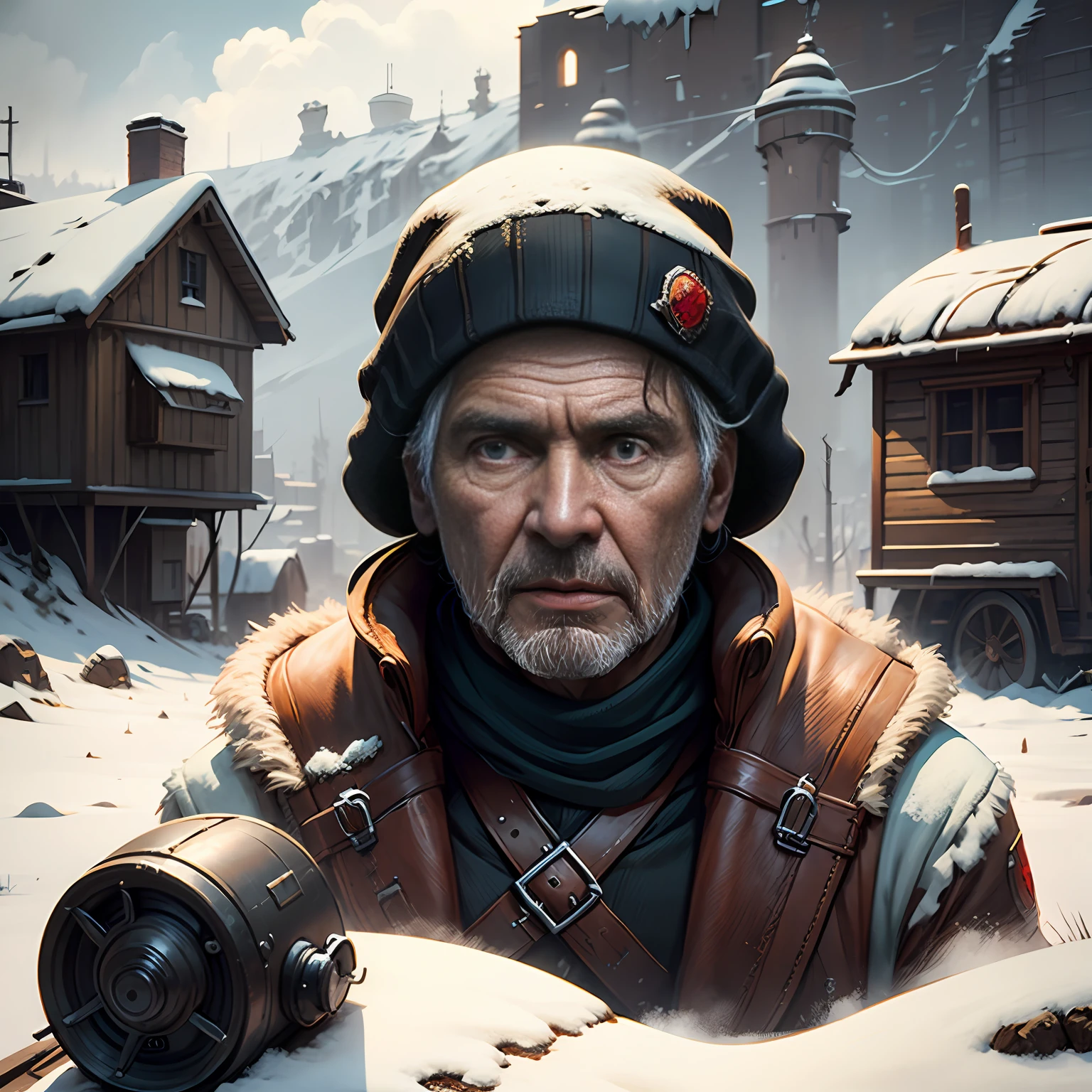 Harrison Ford Post Frostpunk Apocalypse --auto