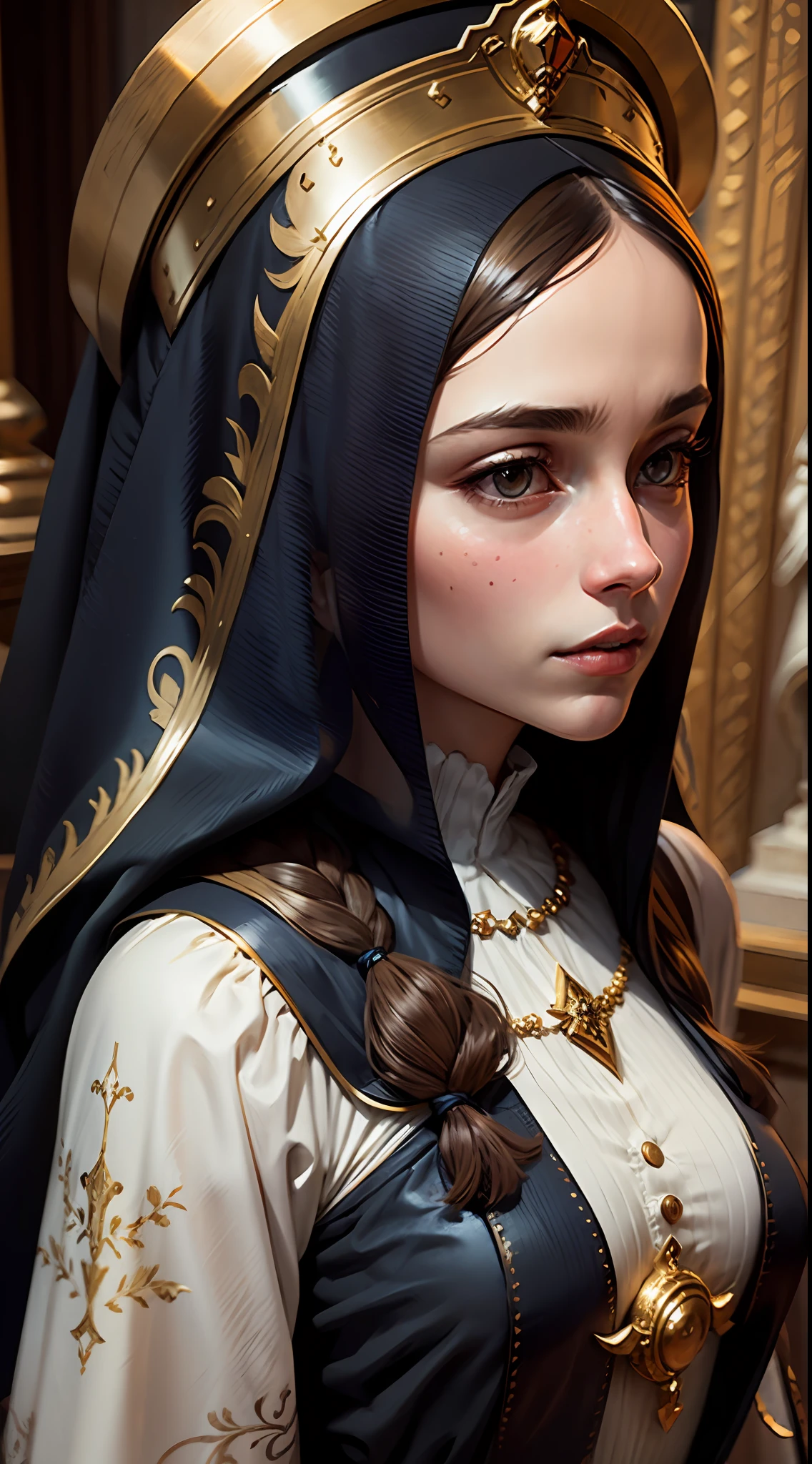 Small bust.