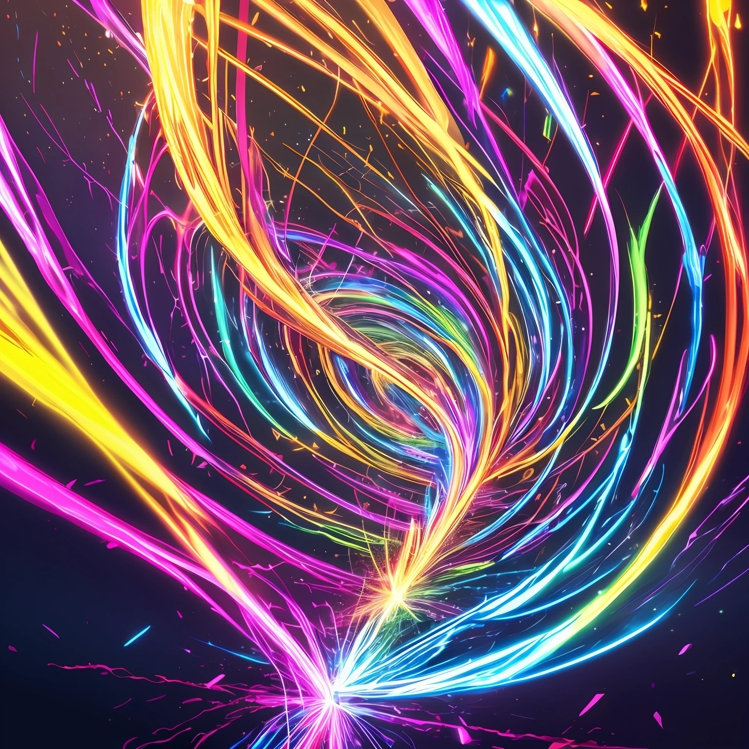 Simple background with bursts of energy as if they were synapses, at 2560 x 1440 pixel aspect ratio --auto
