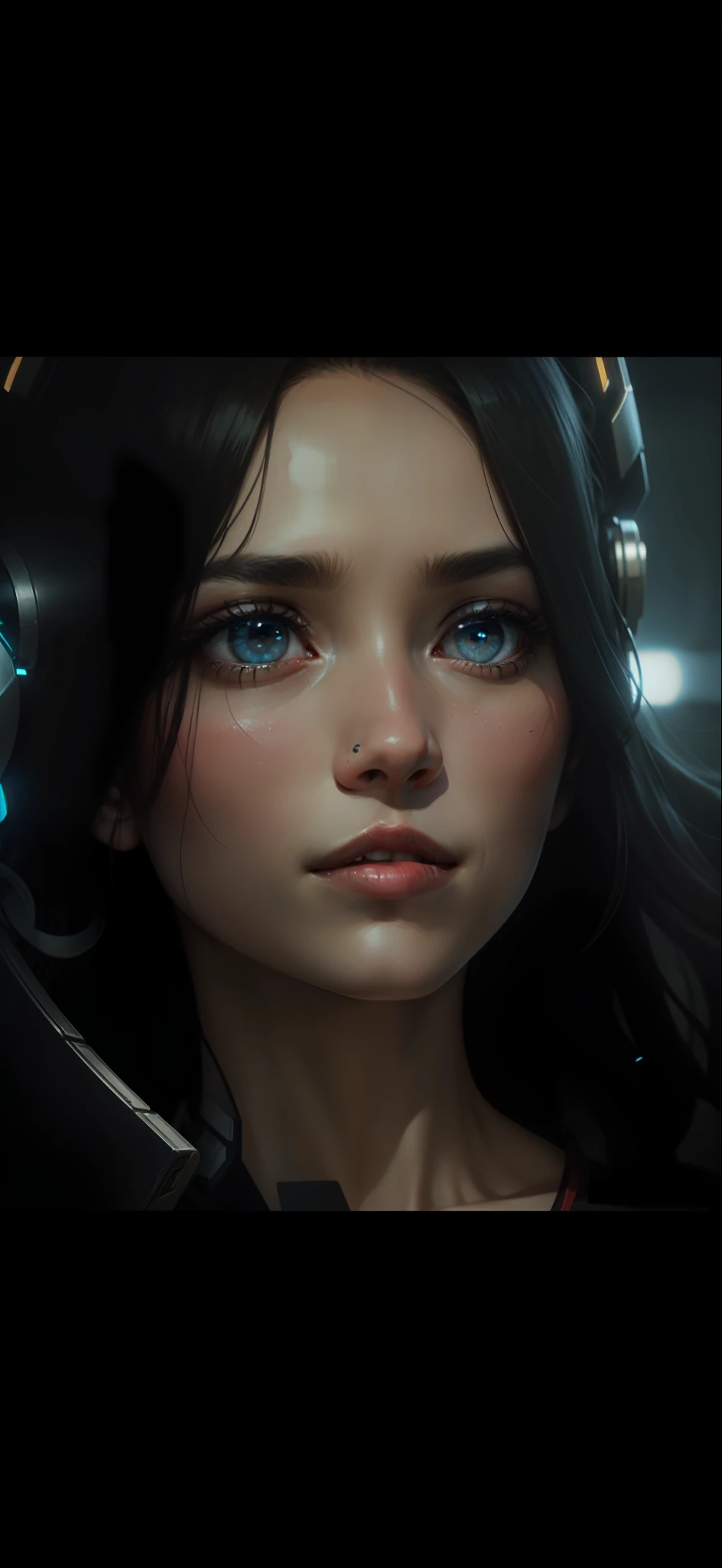(1girl: 1.3), solo, __body-parts__, official art, unity 8k wallpaper, ultra detailed, beautiful and aesthetic, beautiful, masterpiece, best quality, RAW, masterpiece, super thin photo, best quality, super high resolution, photorealistic, sunlight, full body portrait, incredibly beautiful,, dynamic pose, delicate face, vibrant eyes, (side view), she is wearing a futuristic Iron Man mech,