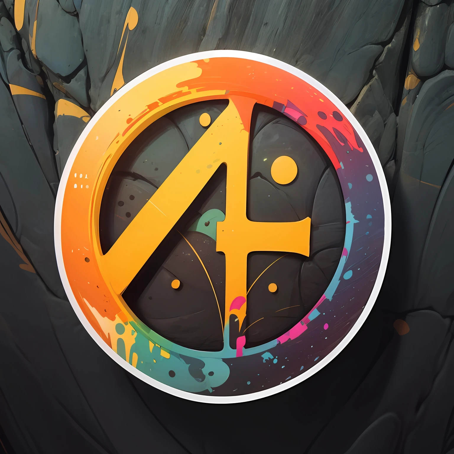 Choose a colorful, vibrant background for the sticker, such as orange, yellow, or blue.

Use different shades of the chosen color to create a sense of depth and prominence.

In the center of the sticker, place the name "ZONA VM T-SHIRTS" in a bold and modern font style.

Paint the letters of the name in black and white, using different graphite patterns to add texture and realism.

Add shadow details and highlights to letters to make them more three-dimensional.

Around the name, add decorative elements such as paint sprays, splatters, abstract shapes, or icons related to selling T-shirts.

Use vivid and contrasting colors for the decorative elements, creating a dynamic and eye-catching look.

Make sure that the decorative elements do not interfere with the legibility of the name "ZONA VM T-SHIRTS", leaving it centered and highlighted. --auto