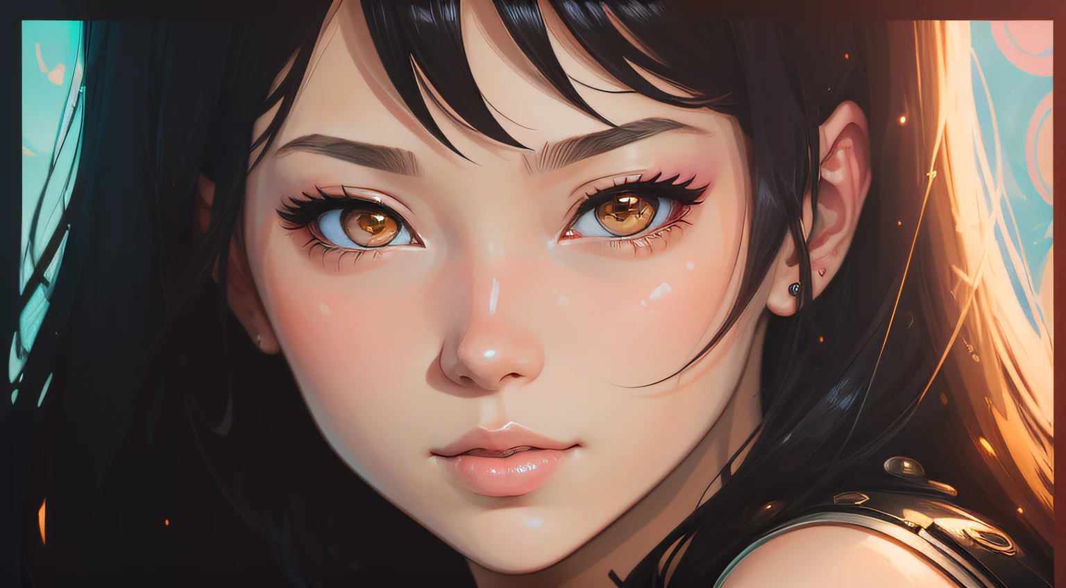 a girl good looking woman | very very anime!!!, fine - face, audrey plaza, realistic shaded perfect face, fine details. anime. realistic shaded lighting poster by ilya kuvshinov katsuhiro otomo ghost - in - the - shell, magali villeneuve, artgerm, jeremy lipkin and michael garmash and rob rey --auto
