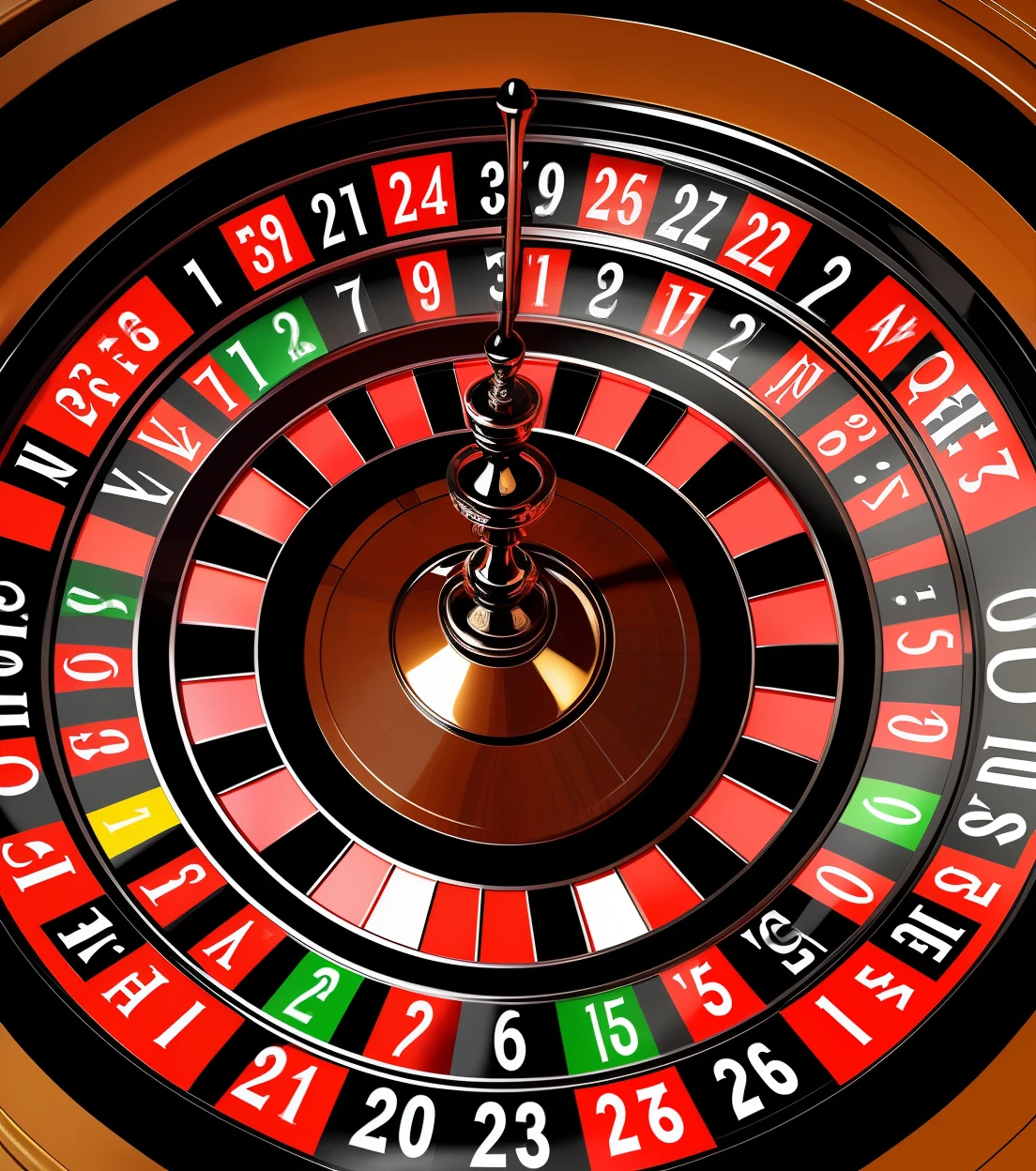 character profile picture with casino roulette wheel