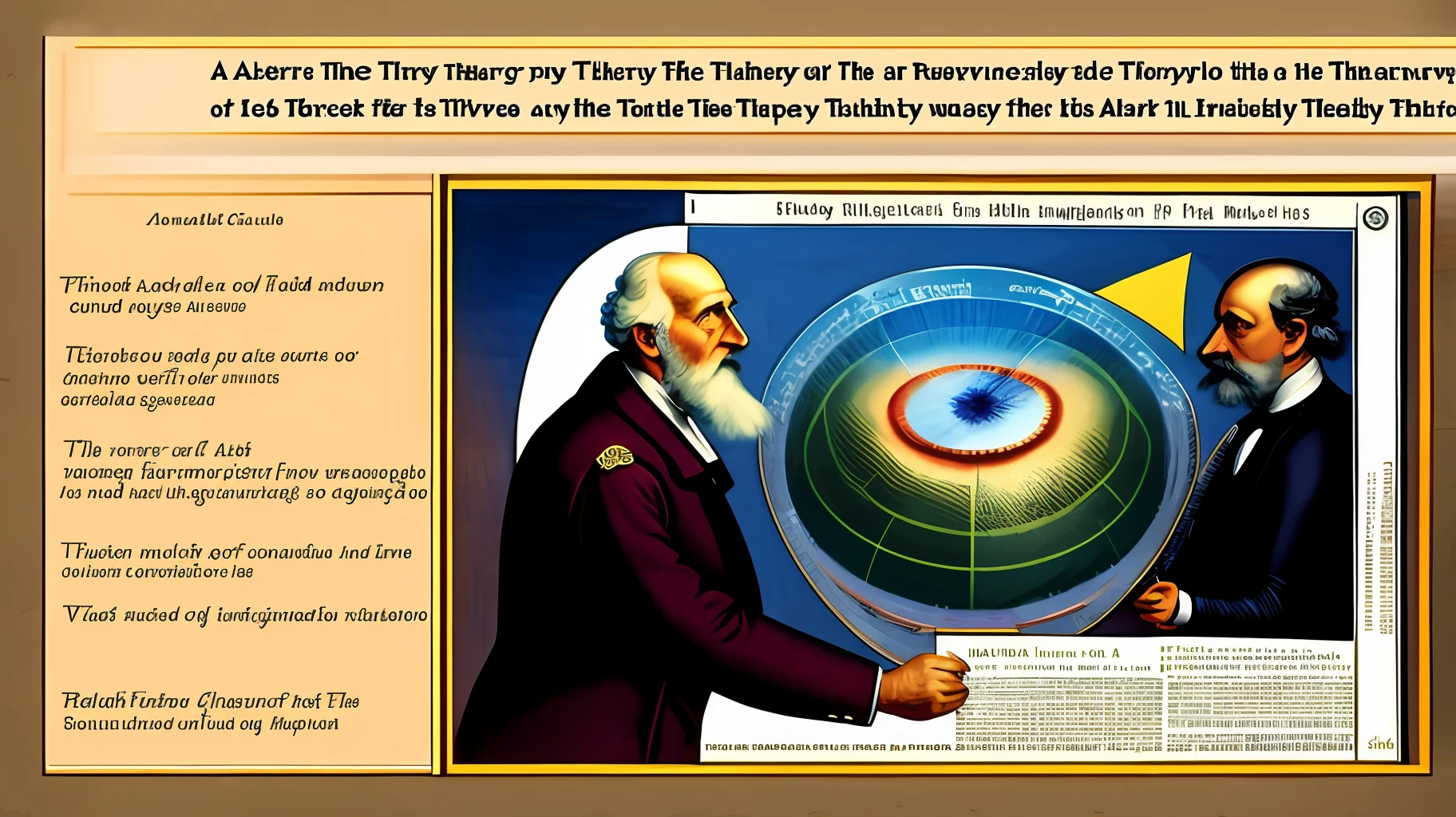 After years of hard work and deep thought, Albert presented his theory of general relativity. This theory has completely revolutionized our understanding of gravity, describing it as a curvature of space-time caused by the presence of mass and energy. His equations and concepts are widely used to this day.