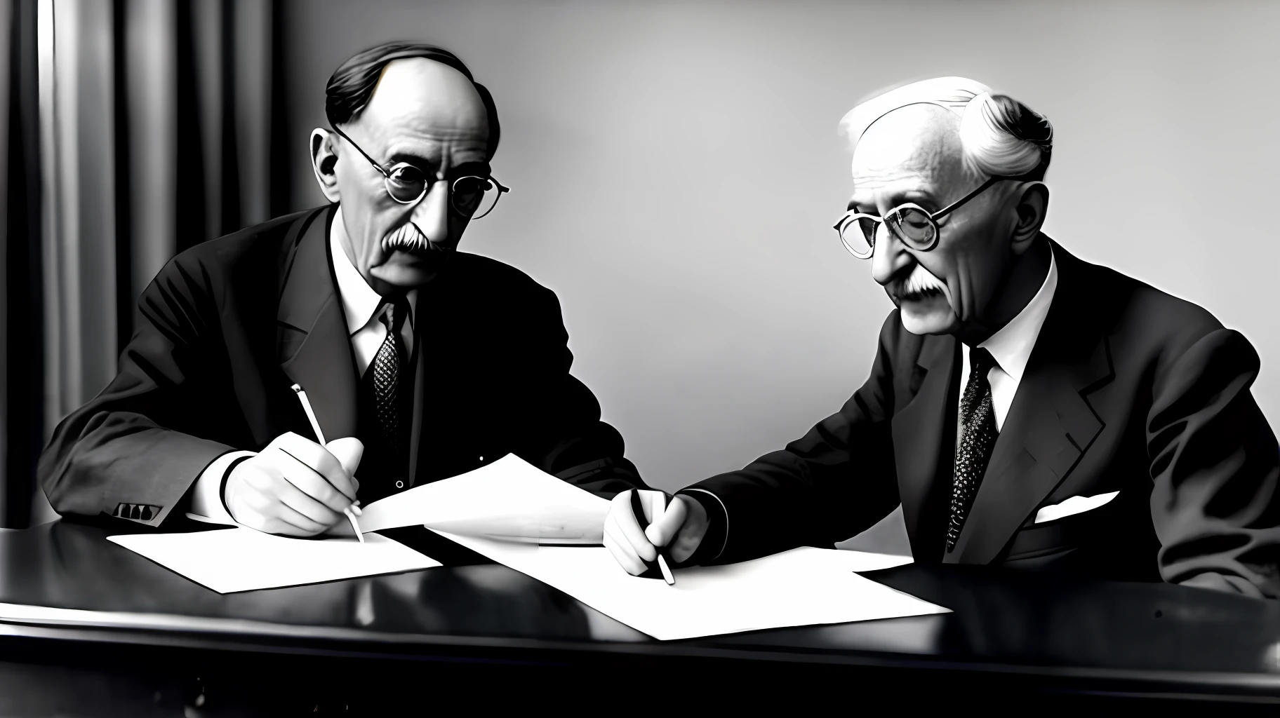 However, Albert wasn't just a brilliant physicist. He was also known for his pacifism and commitment to peace. During World War II, he wrote a letter to the president of the United States, warning him of the danger of developing nuclear weapons. Albert cared deeply about the devastating consequences that war and technology could bring to humanity.