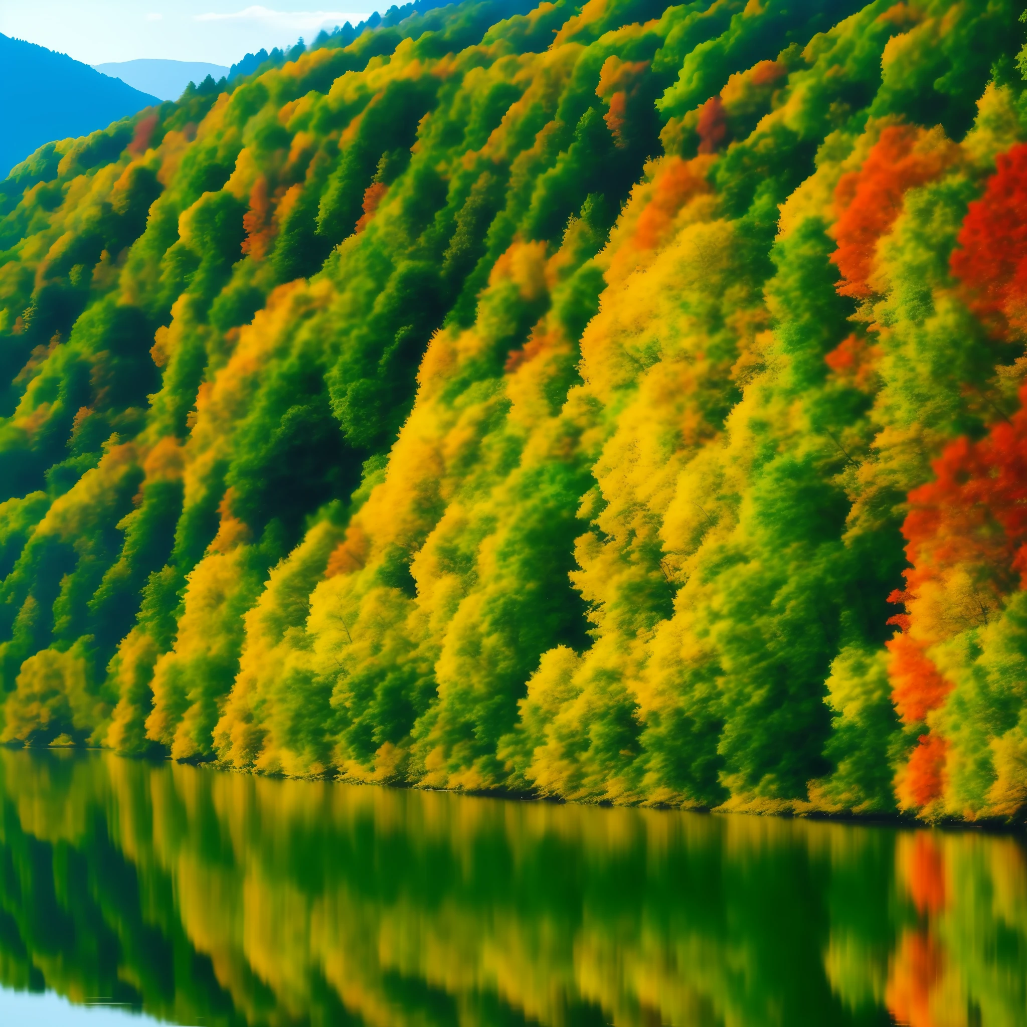 Peaceful environment in nature