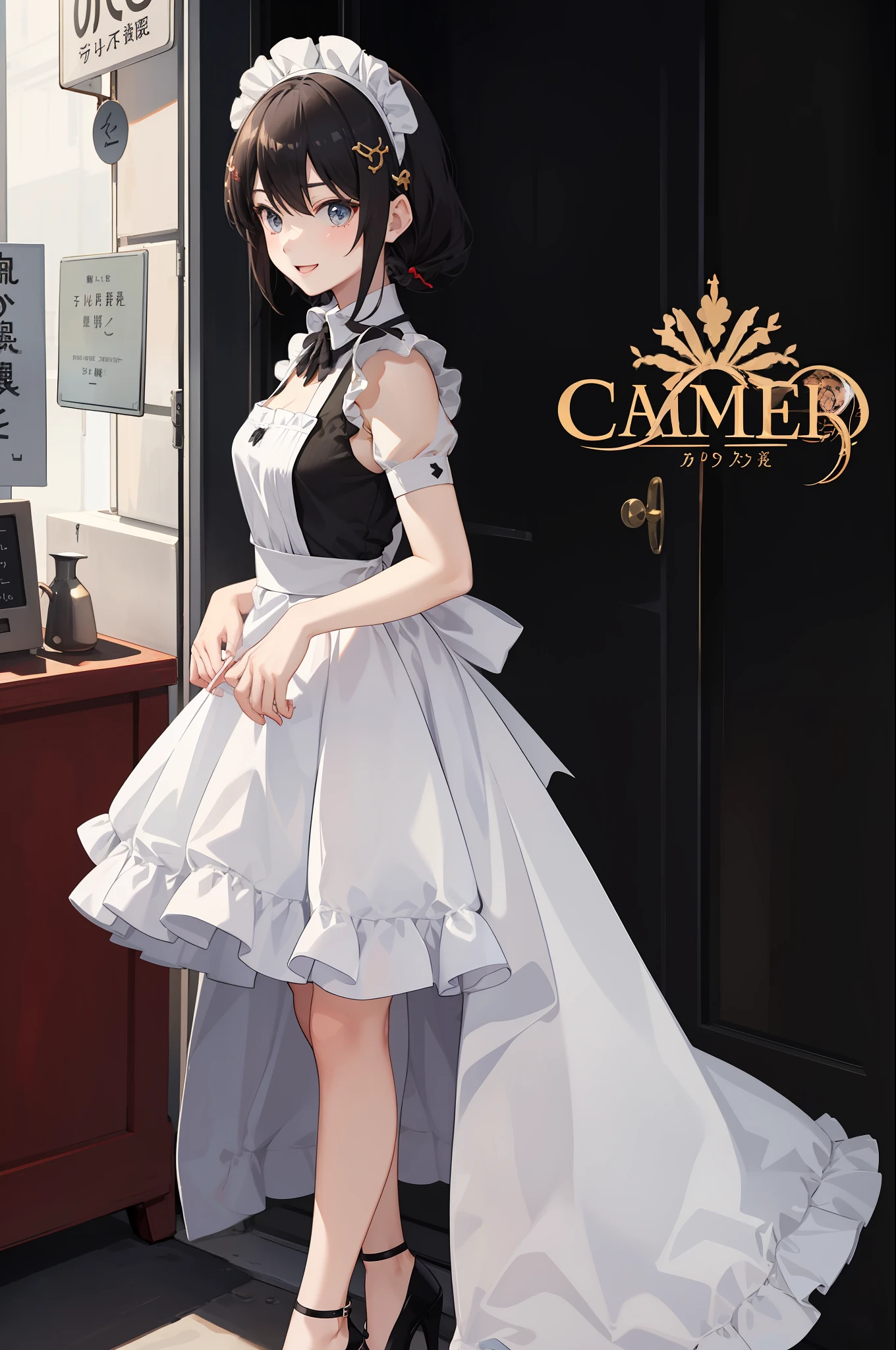 1女の子、Sorrisos、Camisa、skirt by the、（small  breasts）Chilarism、The dress、aprons,,,,,,、maid,,,,,,,,、Hair Ornaments、