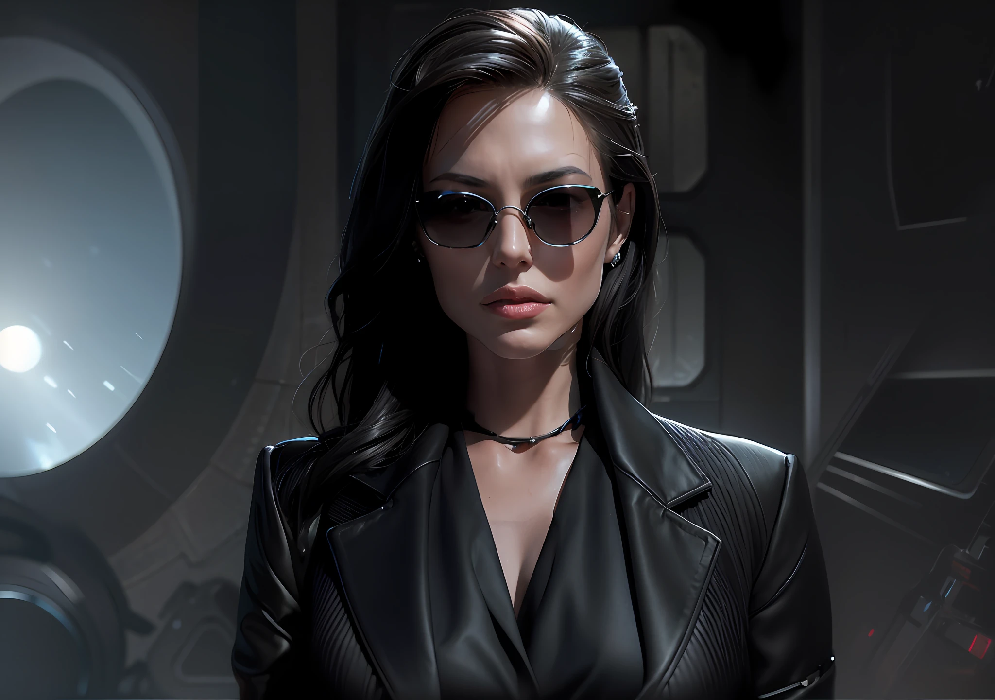 Remove sunglasses, remove selected object