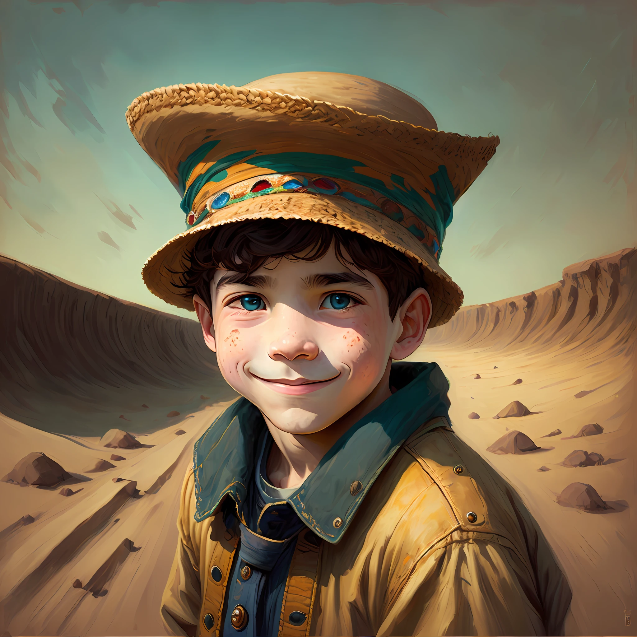 Johnny funny boy with hat --auto