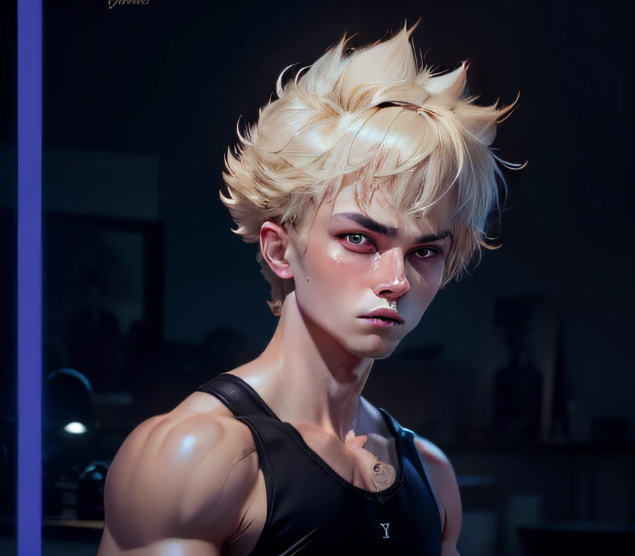 spiked hair