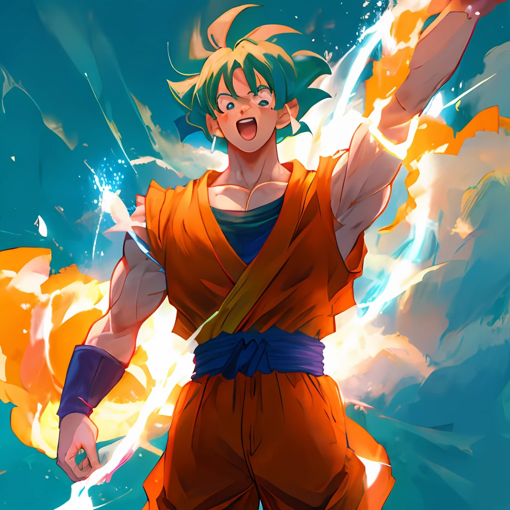 Goku singing