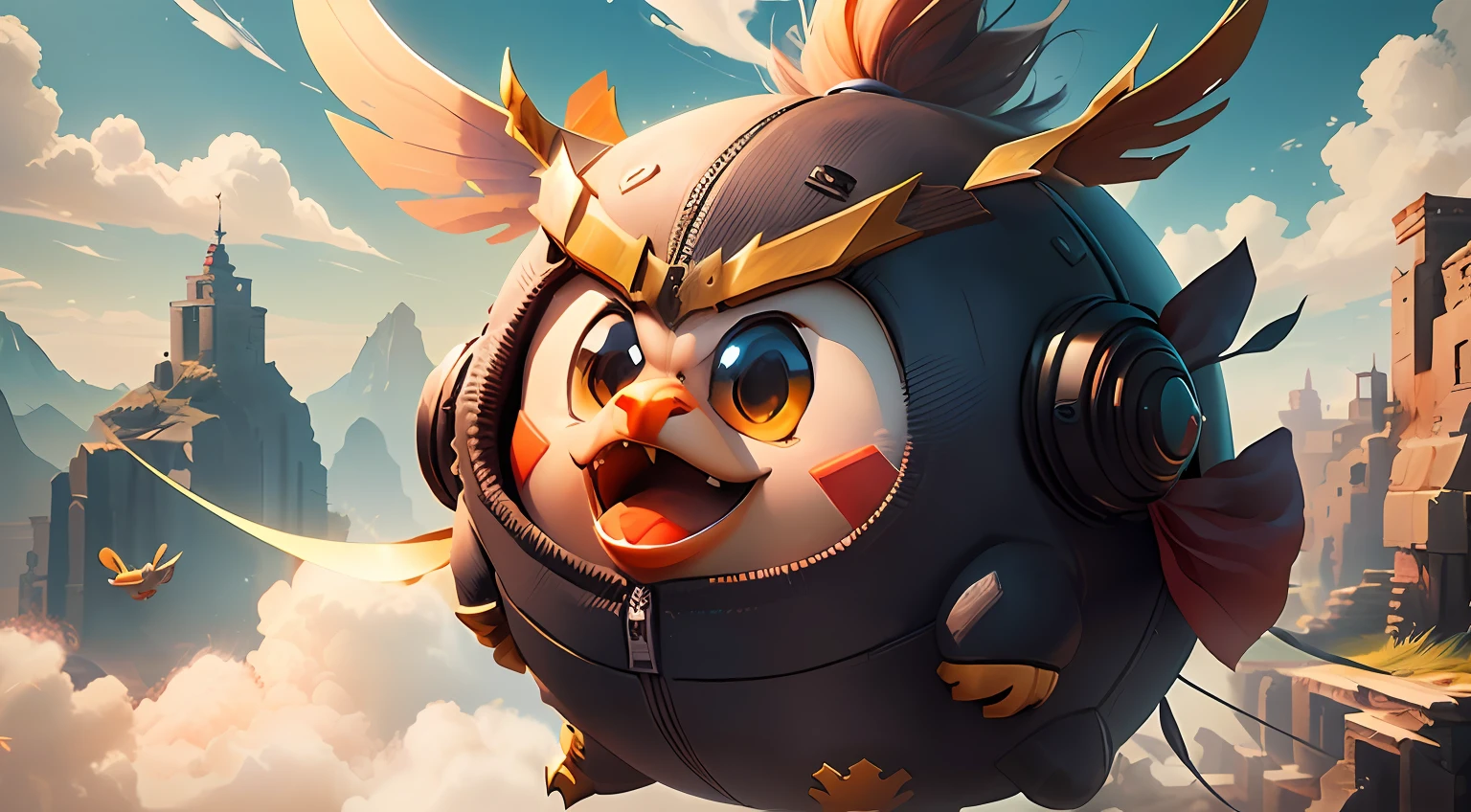 Beware Barb, Vojtekhus, Astrilone, mobile game art, iconic character splash art, featured art, mobile game 3D icons, Jubu Bird, WLOP, Rostran