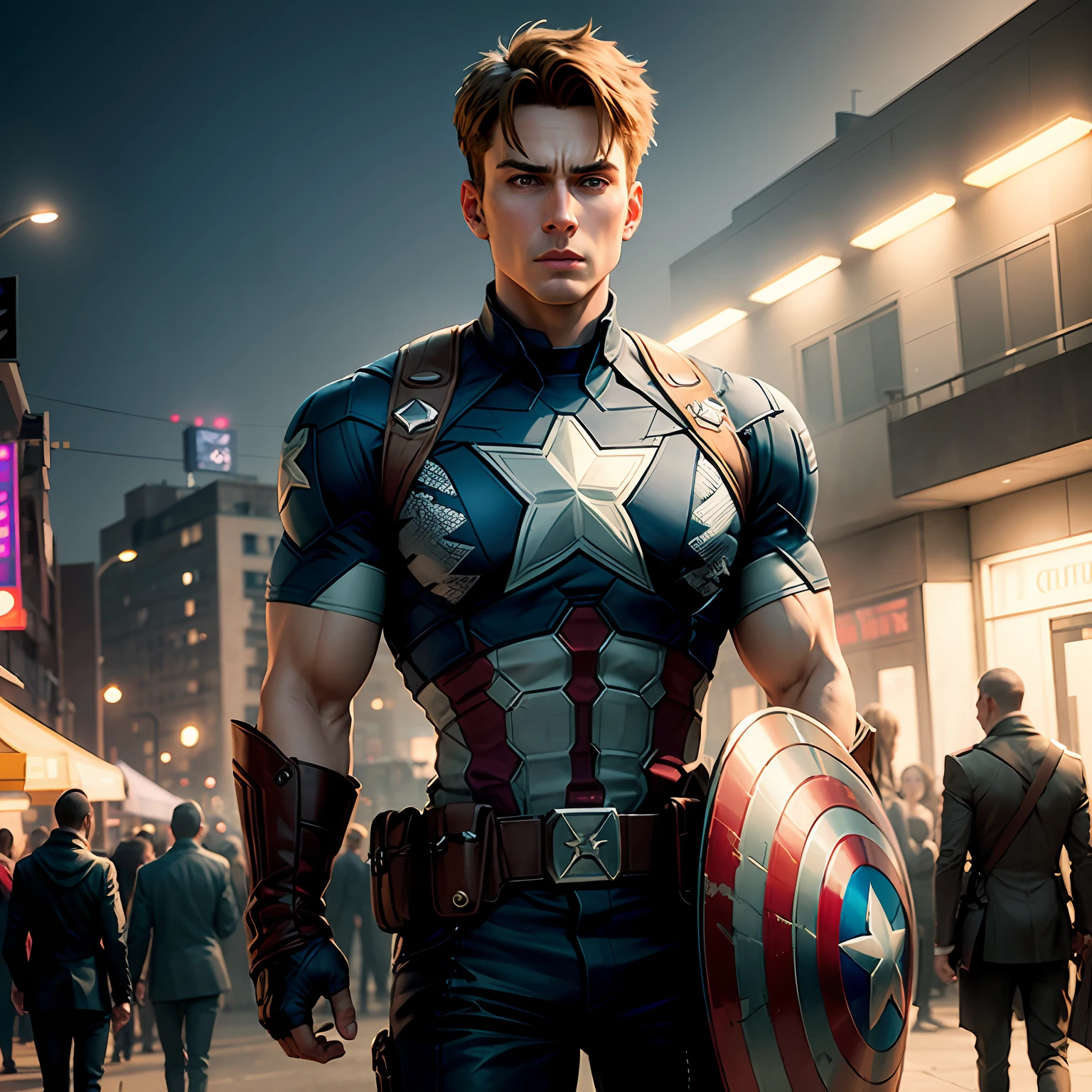 Captain America 3D --auto