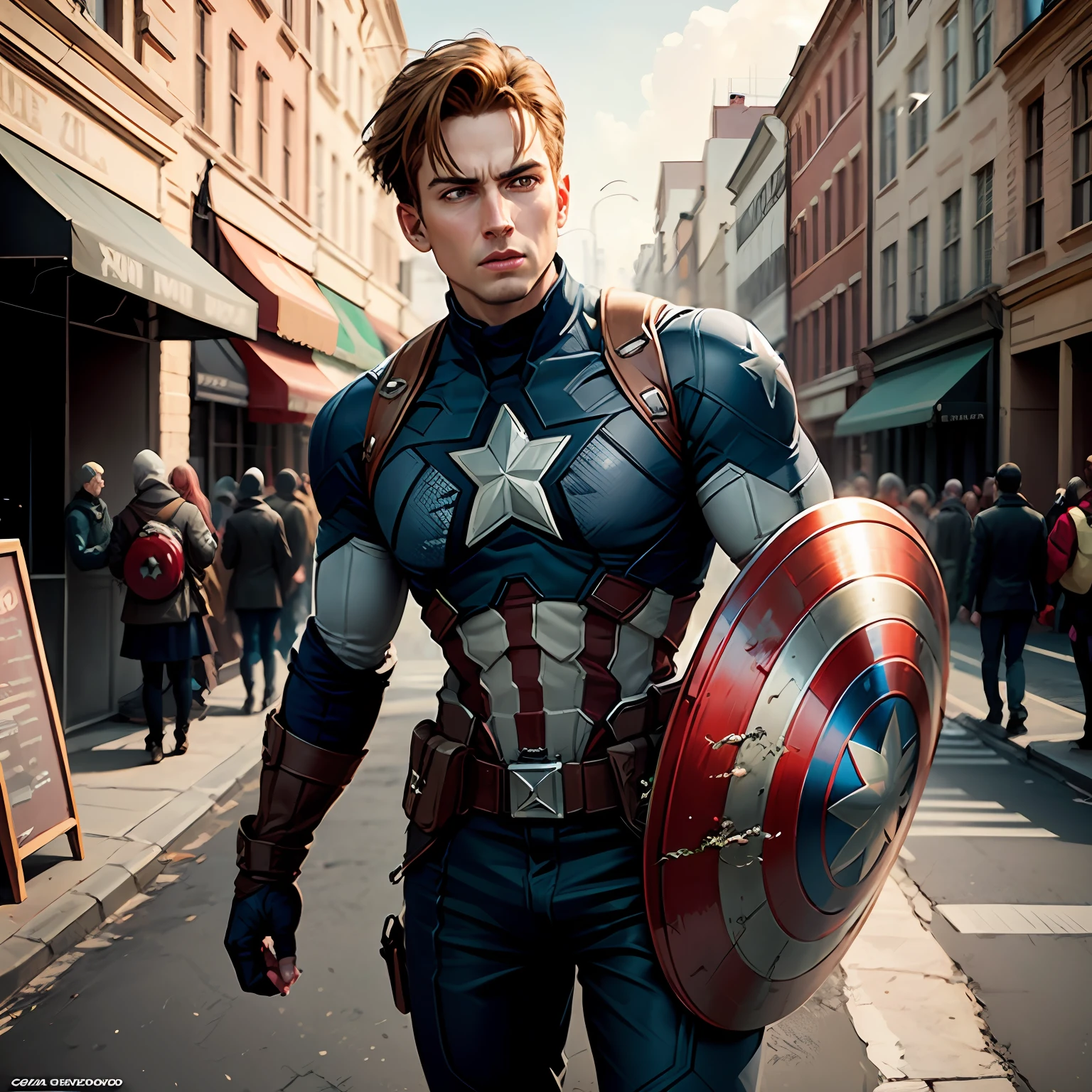 Captain America 3D --auto