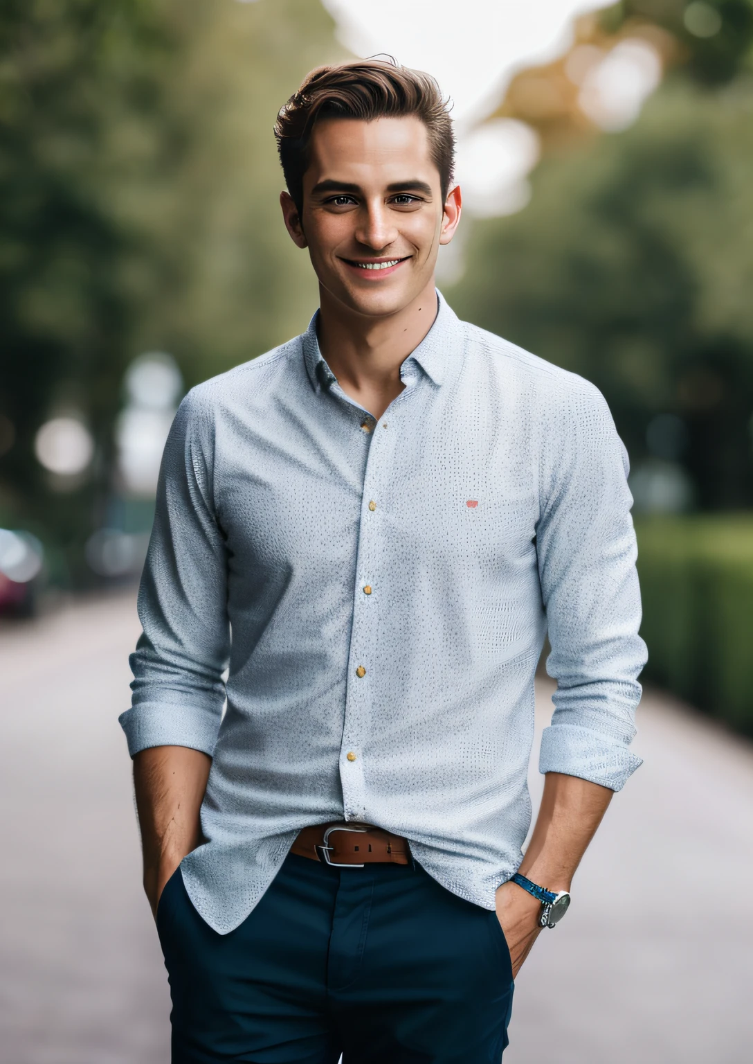 RAW photo of Gotzon Otxoa in casual clothes, little smile, small details, photorealistic, ultra-realistic photo, 8k uhd, dslr, soft lighting, high quality, film grain, Fujifilm XT3, (masterpiece)