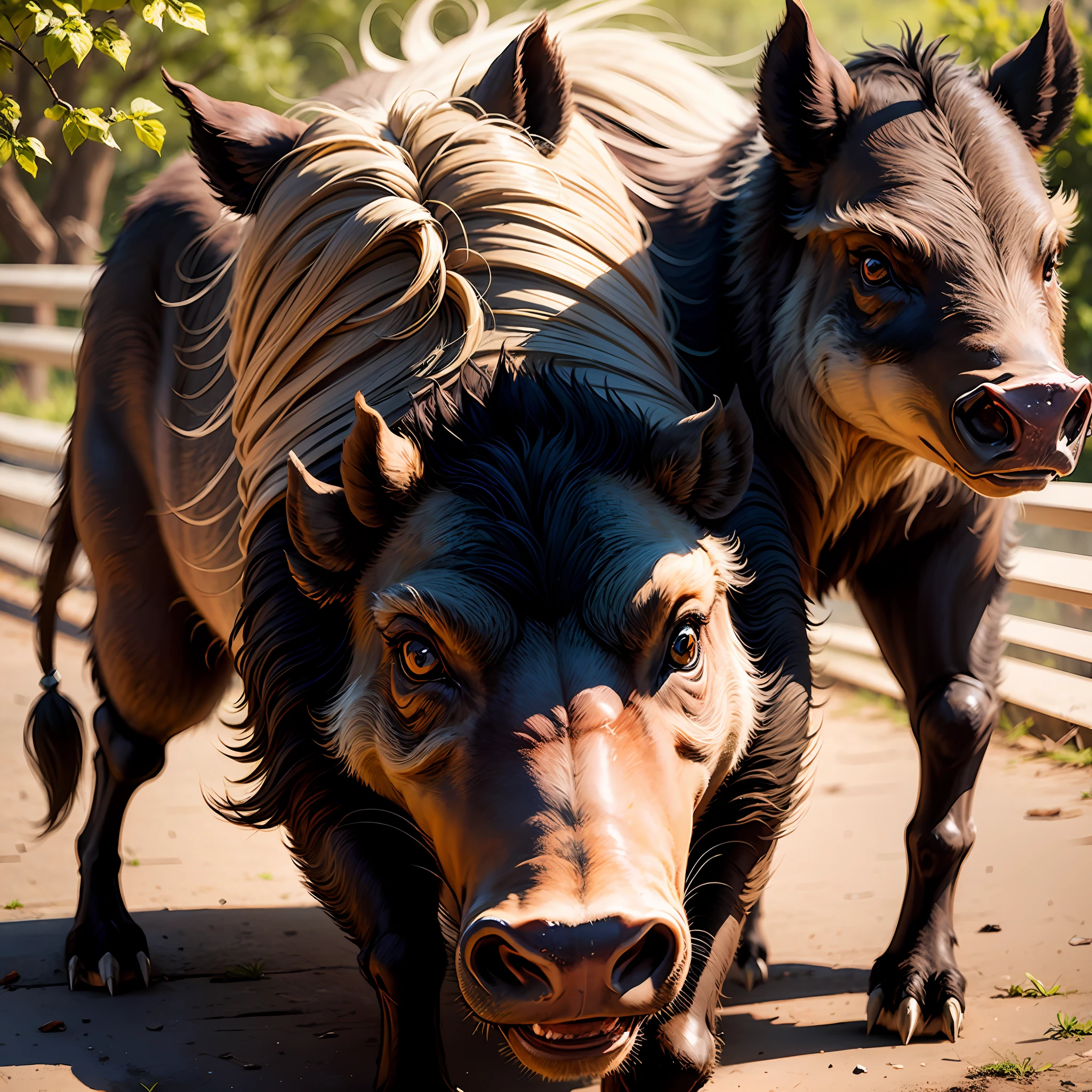 Trendy wild boar --auto