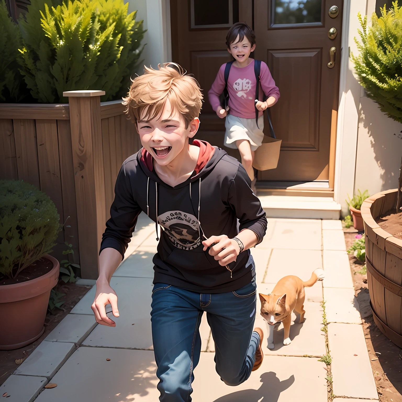 It's John like you and me, who loves to help Mom choose beans. Just Mom get the bean bag to come running John. It can be in the yard, studying or in the bathroom, nothing prevents John from coming happy slightly. --auto