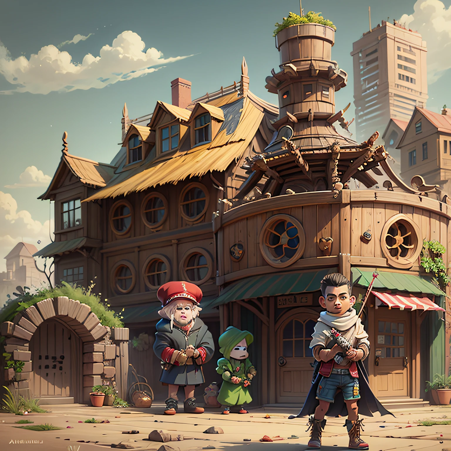 Create some new characters, based on cartoons