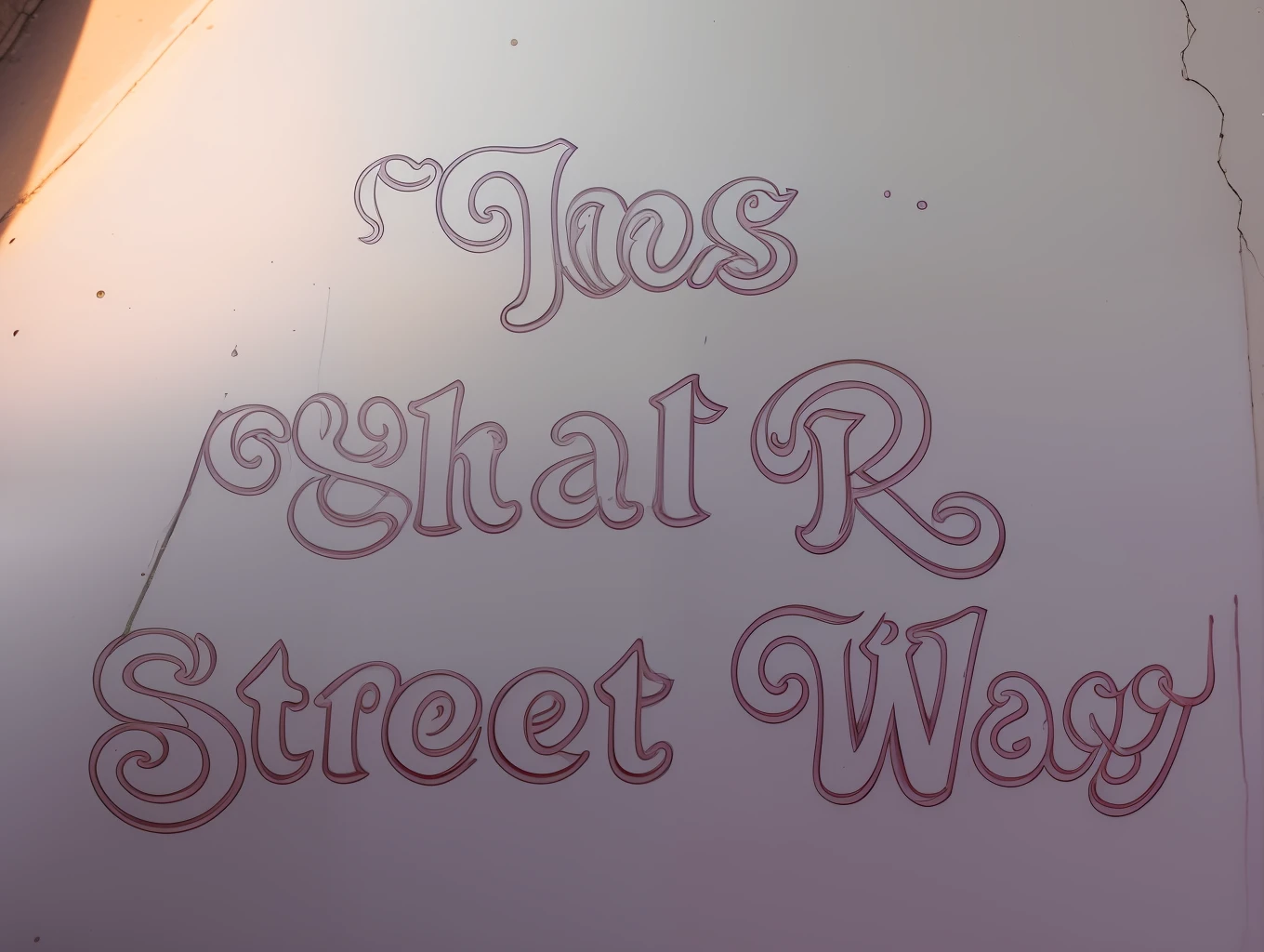 there is a sign that says,'jade'and'chai r street way ', etched relief, indian script, inhabited initials, inhabited on many levels, chalked, in city street, in a street, handwriting title on the left, penned with thin colors on white, in the street, etched inscriptions, single street, charli bowater