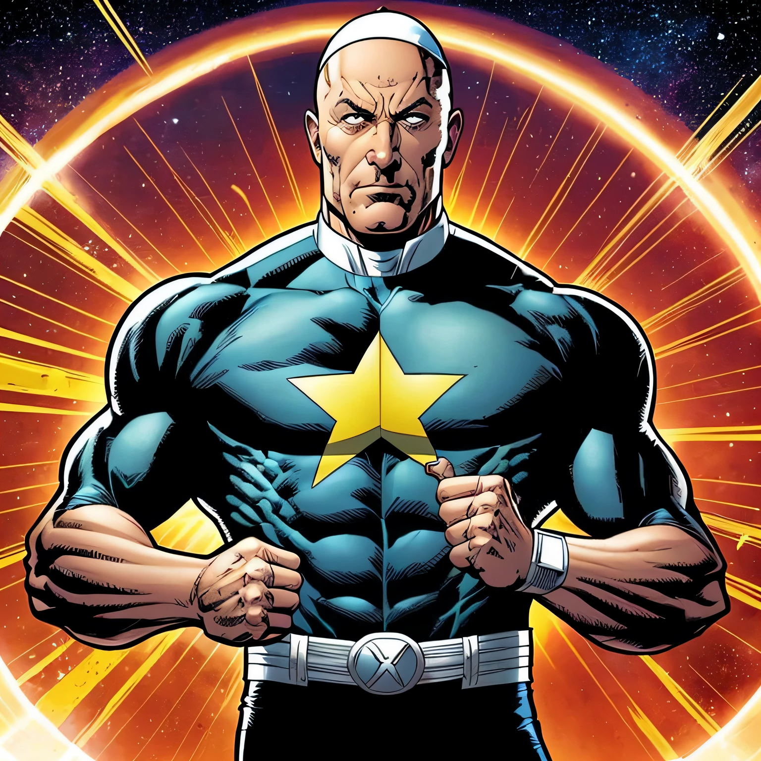Pope Francis in the universe of the X-Men --auto