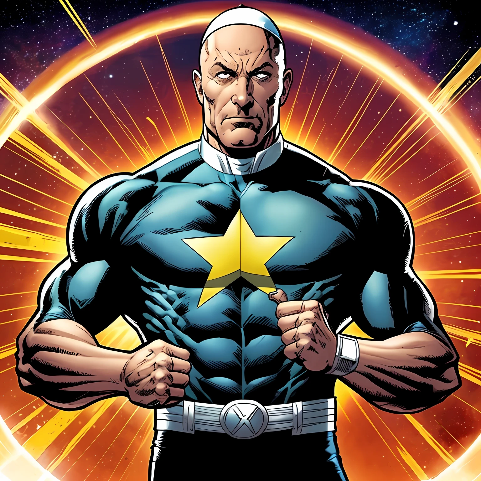 Pope Francis in the universe of the X-Men --auto
