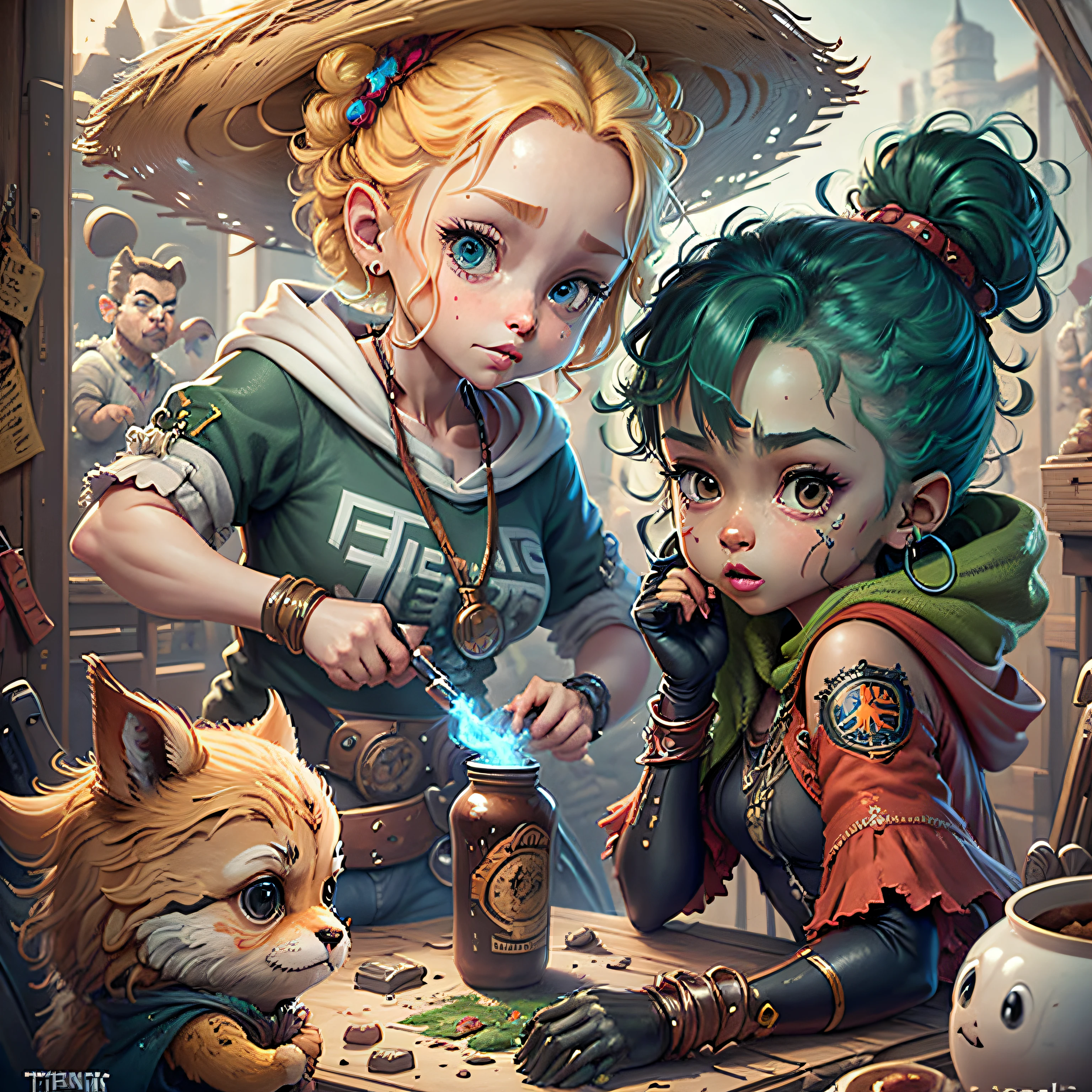 Create some new characters, based on cartoons