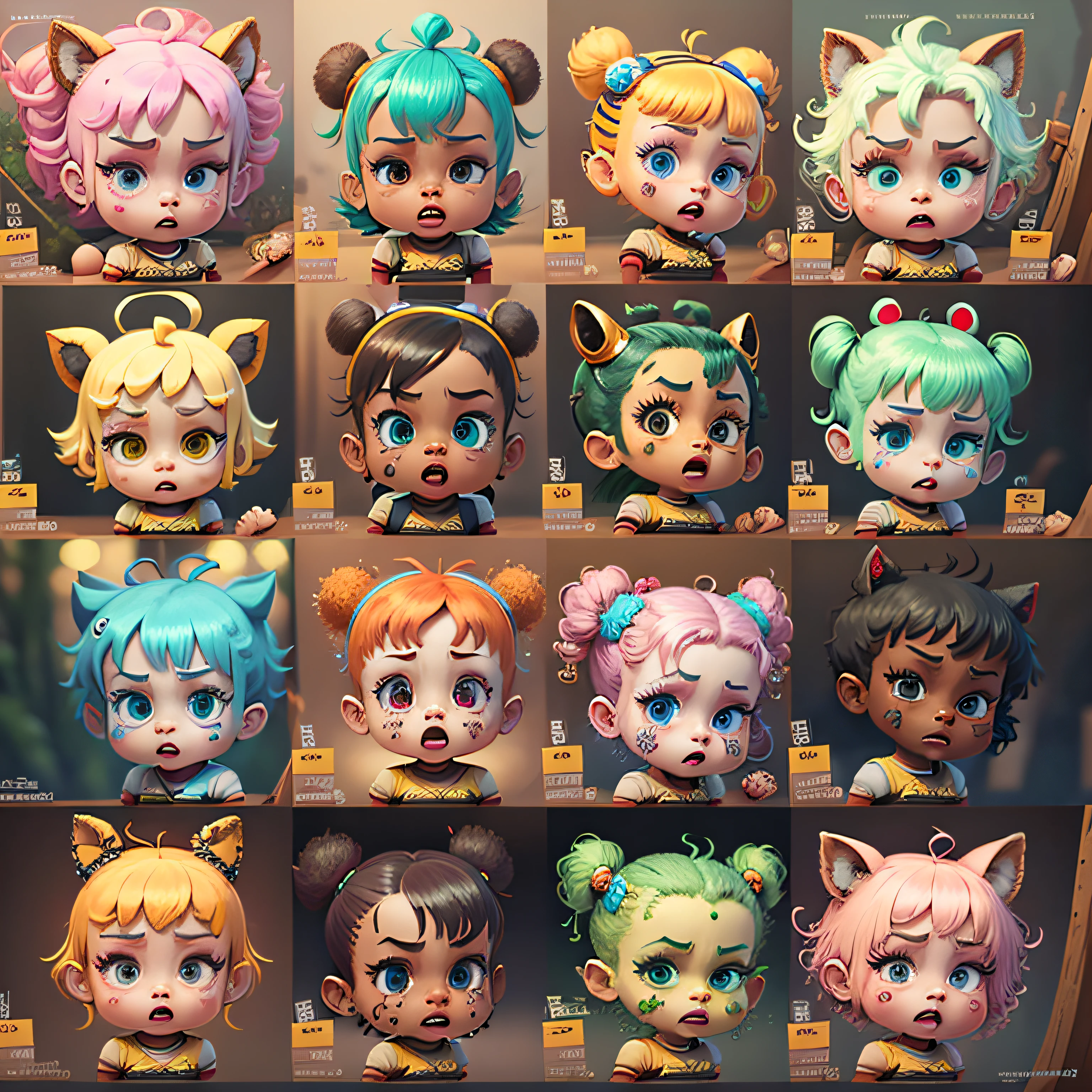 Create some new characters, based on cartoons