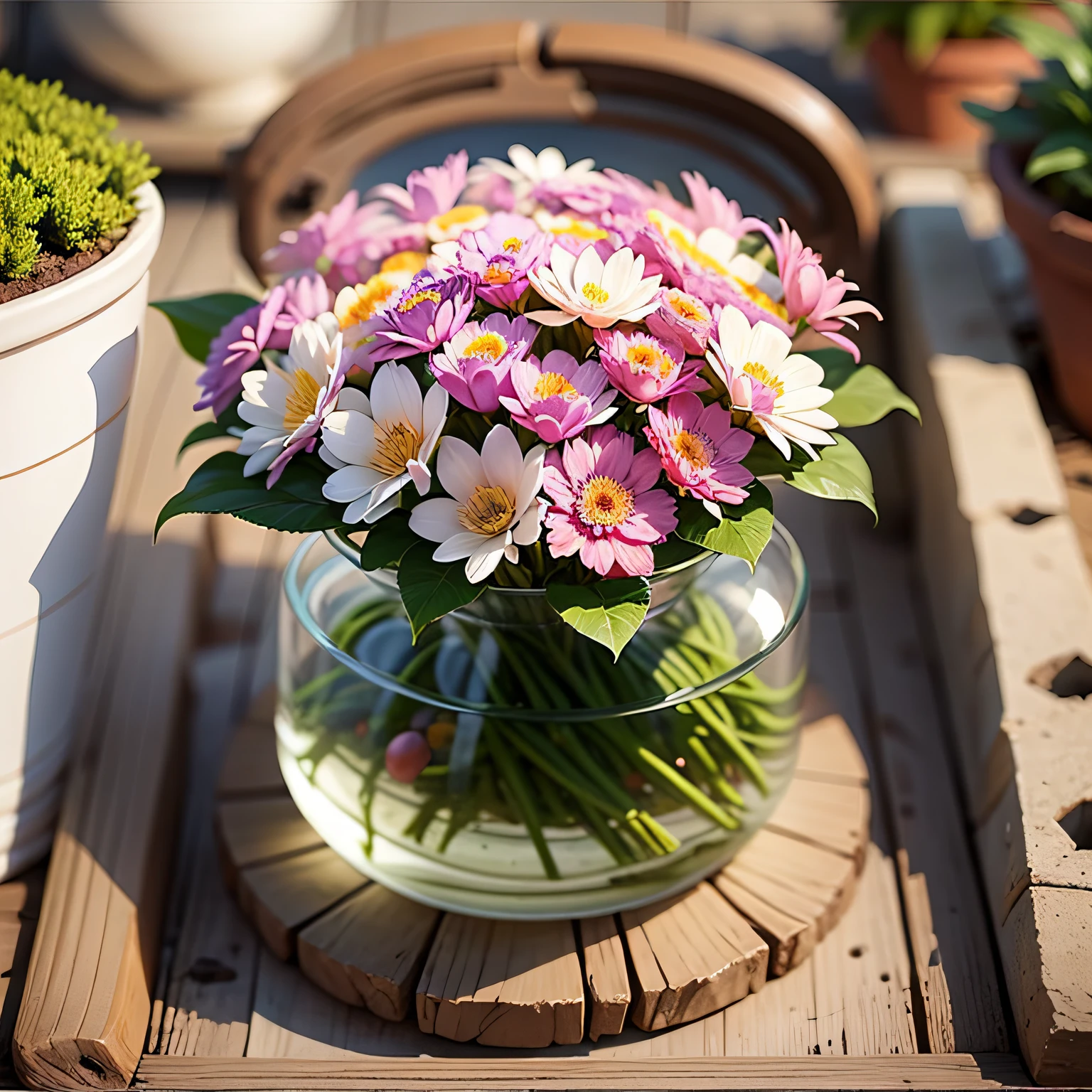 (detailed description) (best quality) flowers in nature