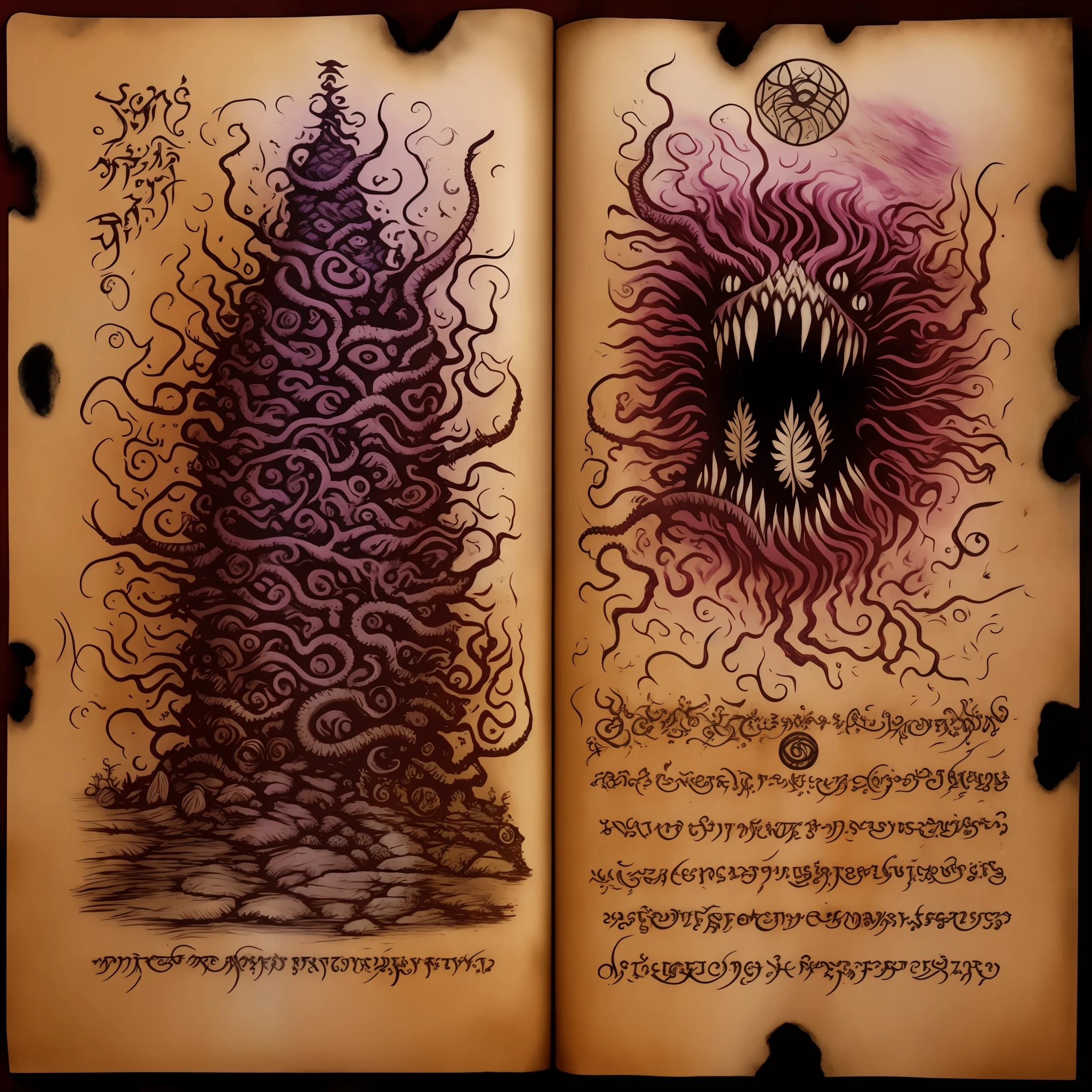necronomicon scary plant