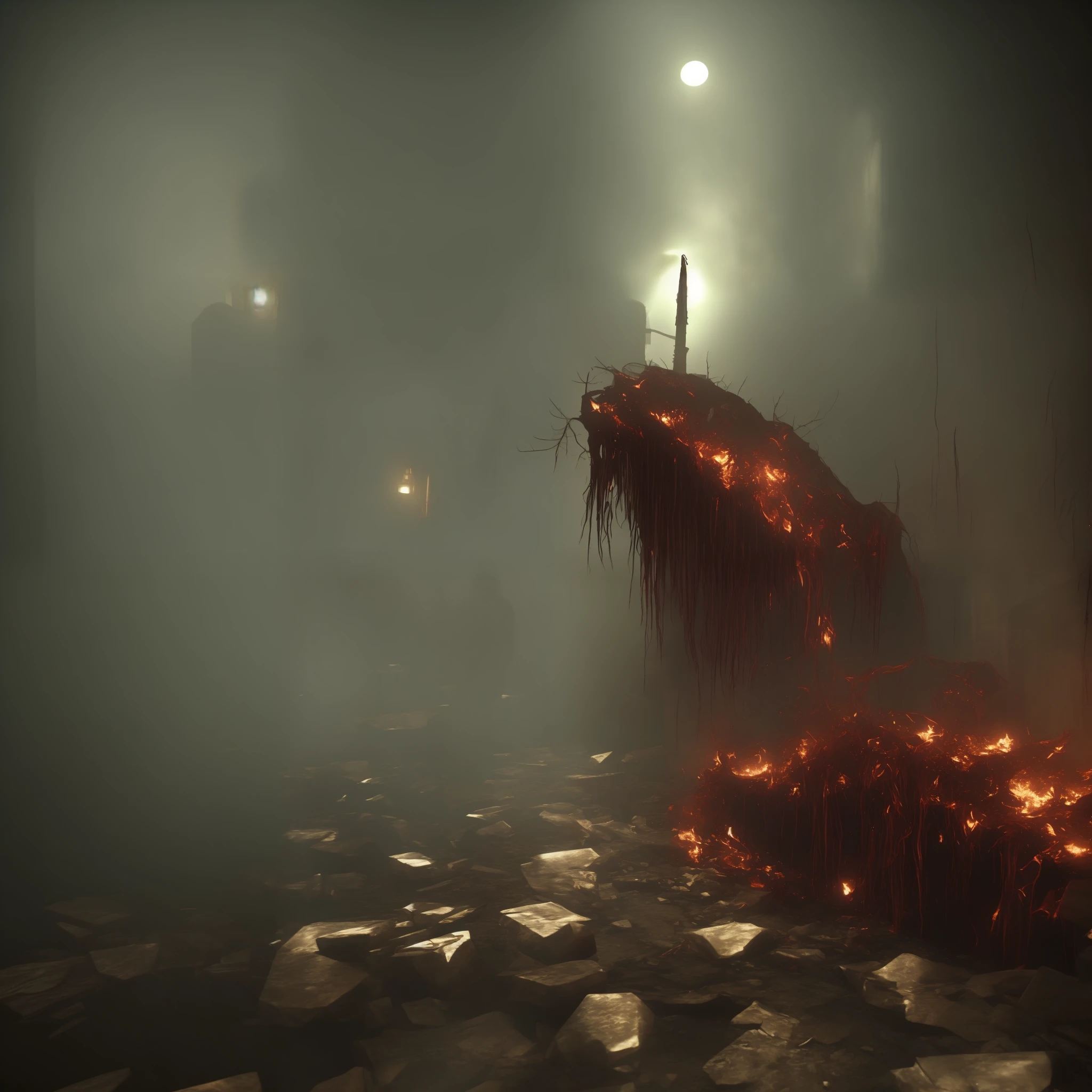 Silent Hill visceral horror peeling intense dark biological terrifying living hell brutal overwhelming dread suffering emotional cinematic dynamic Extreme detail